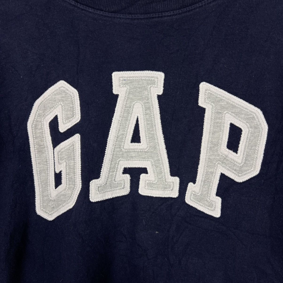 Gap GAP Spellout Big Logo Blue Crewneck Sweatshirt #4269-C194 Size US XL / EU 56 / 4 - 3 Thumbnail