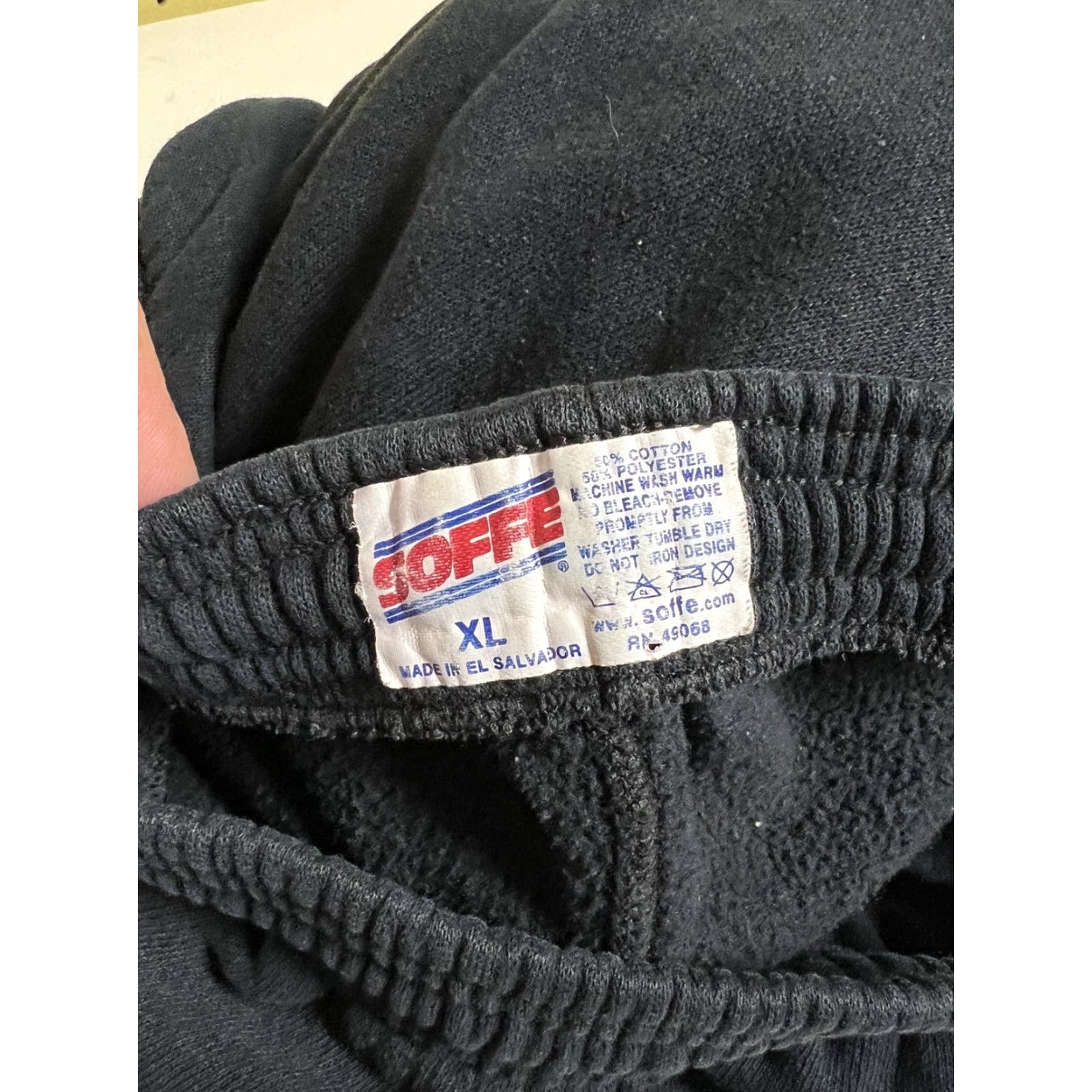 Soffe VINTAGE Middlebury College Soffe Black XL Sweatpants Unisex Adults Cotton Blend Pants Size US 36 / EU 52 - 4 Thumbnail