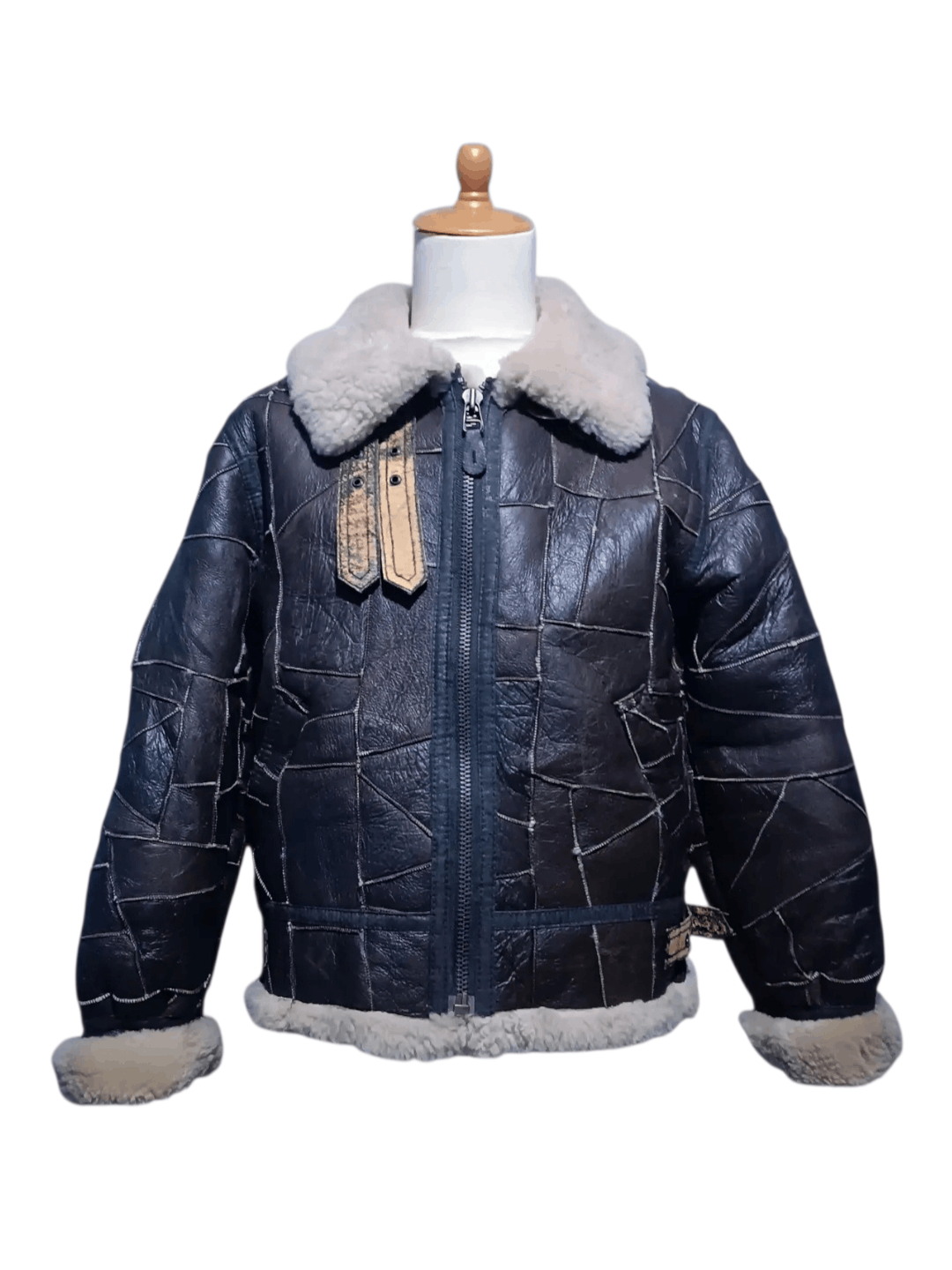 Vintage Vintage B 3 Flight Jacket Patchwork Leather Size US M / EU 48-50 / 2 - 1 Thumbnail