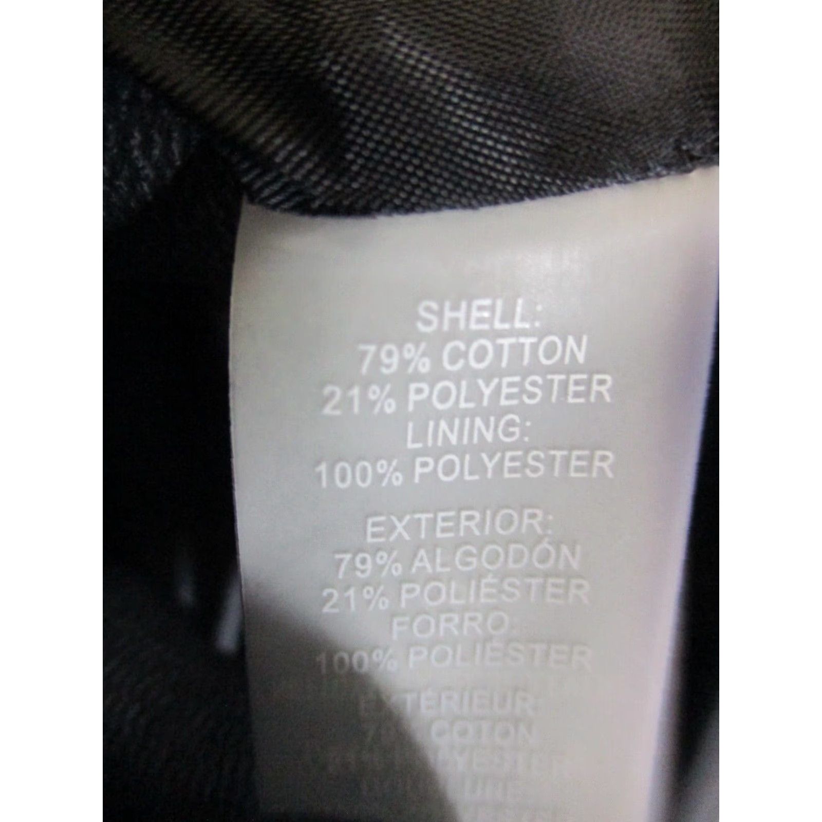 Karl Lagerfeld Karl Lagerfield Paris Womens Blazer Medium Black Cotton Open Front Sports Coat Size M / US 6-8 / IT 42-44 - 4 Thumbnail