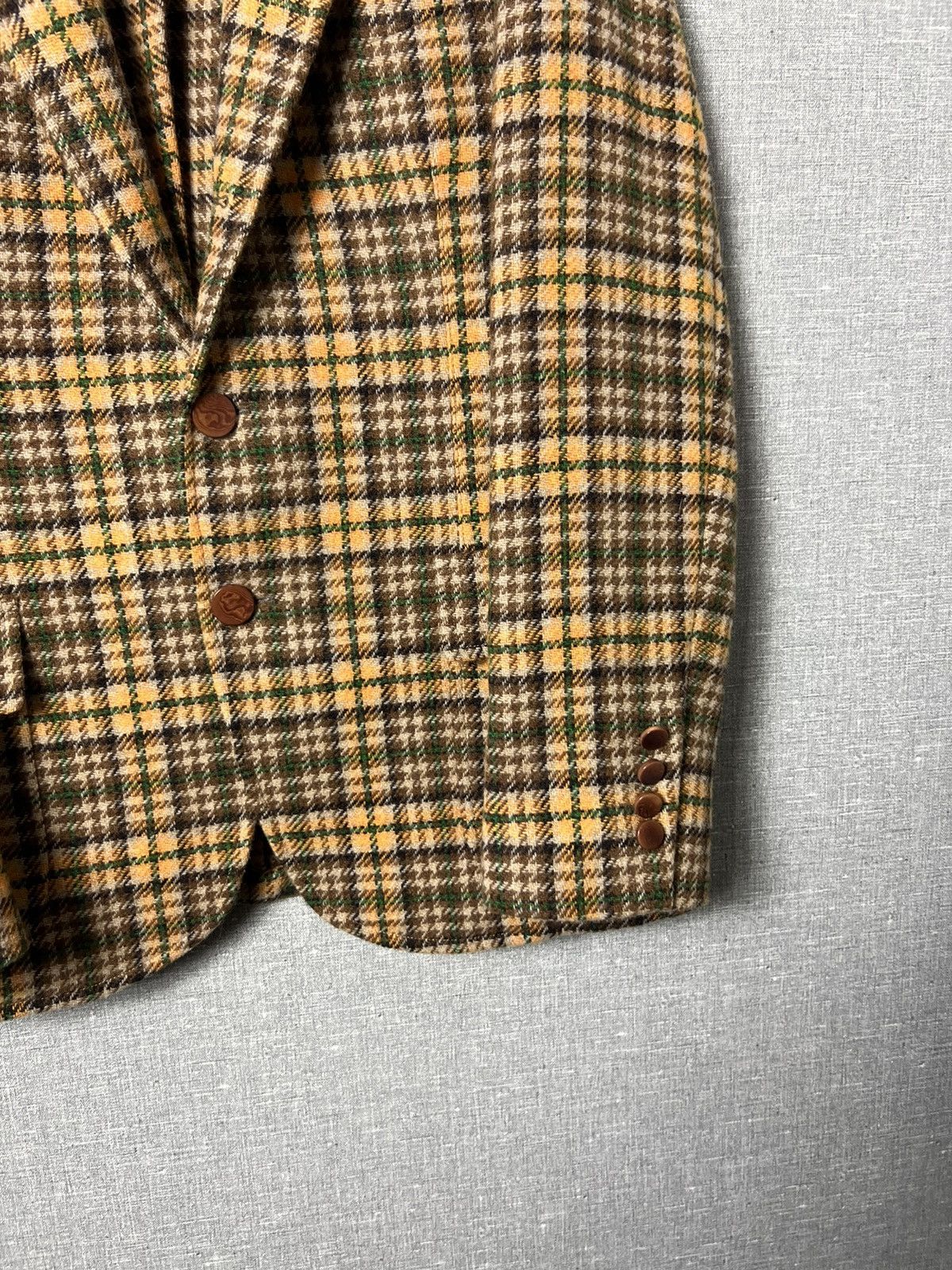 Doppiaa Rare Doppiiaa Aabenzio Tweed Checkered Blazer Jacket Size US M / EU 48-50 / 2 - 7 Thumbnail