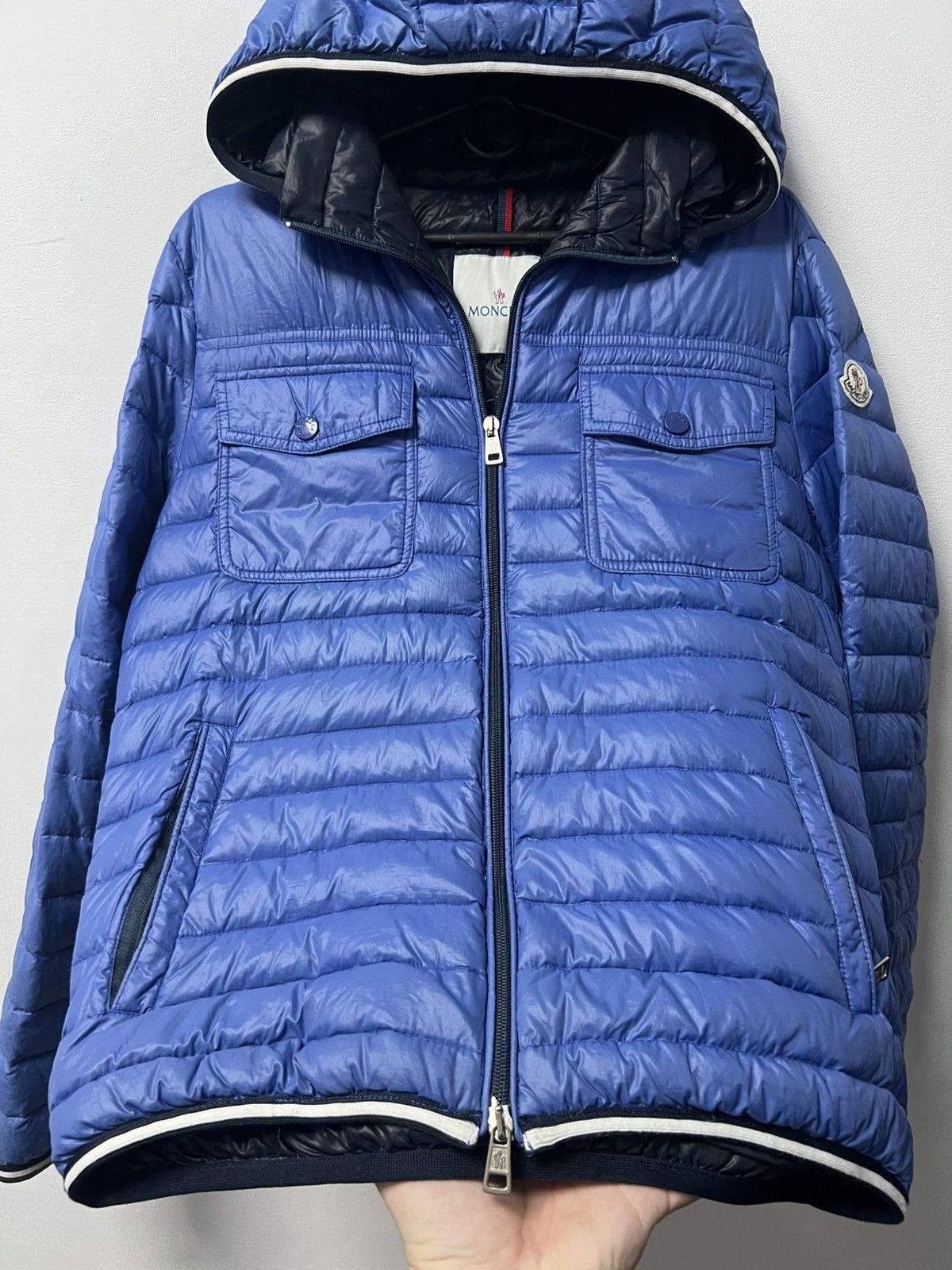 Moncler Moncler Puffer Jacket Blue Size US S / EU 44-46 / 1 - 4 Thumbnail