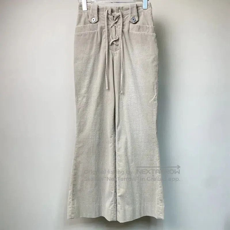 Miu Miu Miu Miu Casual Pants in Light Brown Cotton . Size 23" - 1 Thumbnail