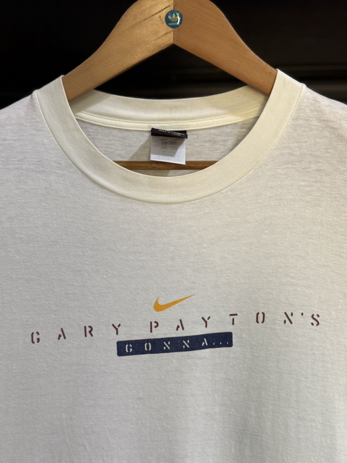 NBA Vintage 90s Nike Gary Paytons Nba Faded Tee Size US XL / EU 56 / 4 - 7 Thumbnail