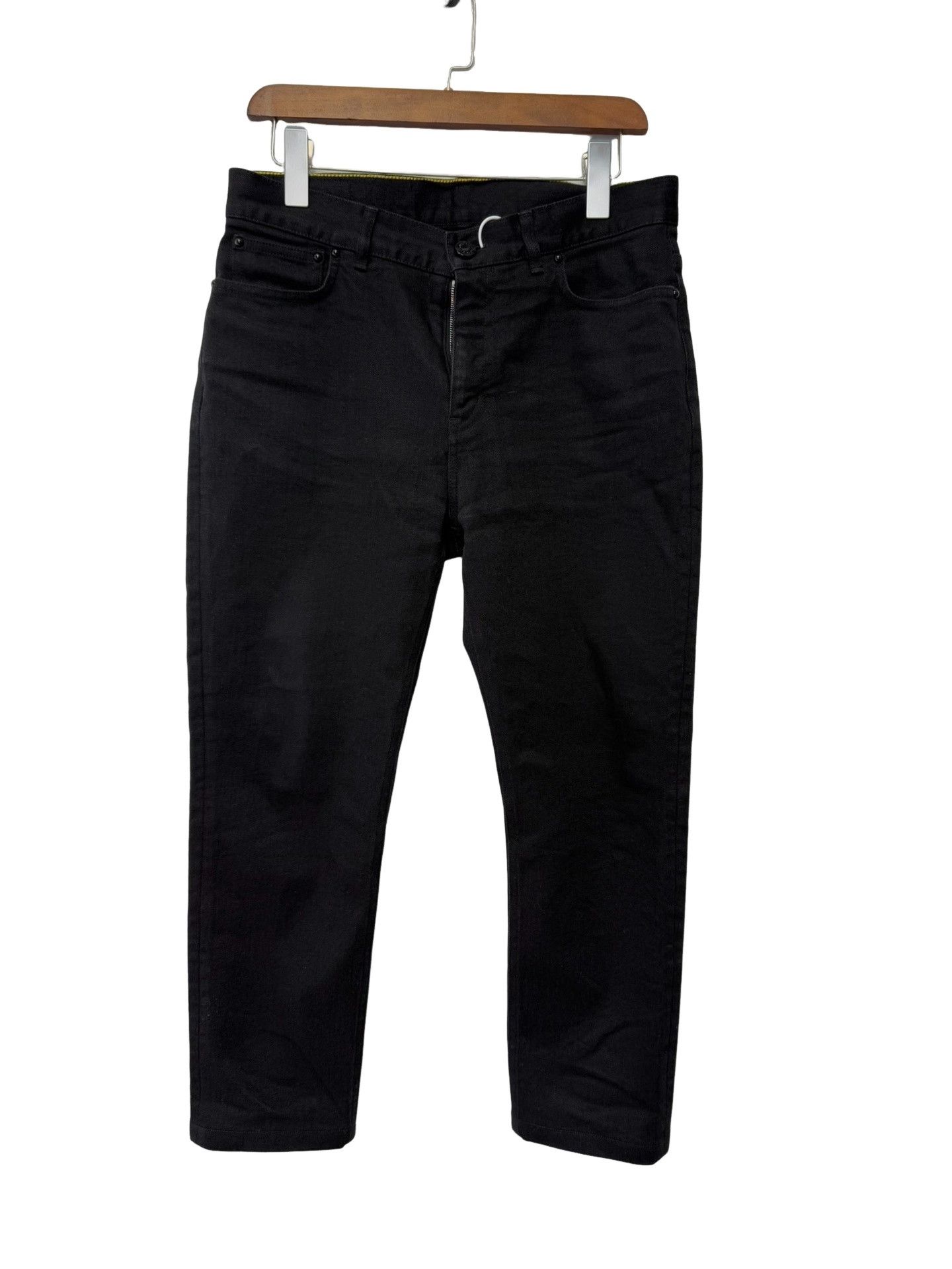 Louis Vuitton Louis Vuitton Black Denim Jeans Size 29 Size US 29 - 1 Thumbnail