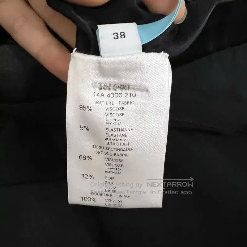 Givenchy Givenchy Black Cotton Summer Skirt . Size 28" / US 6 / IT 42 - 4 Thumbnail
