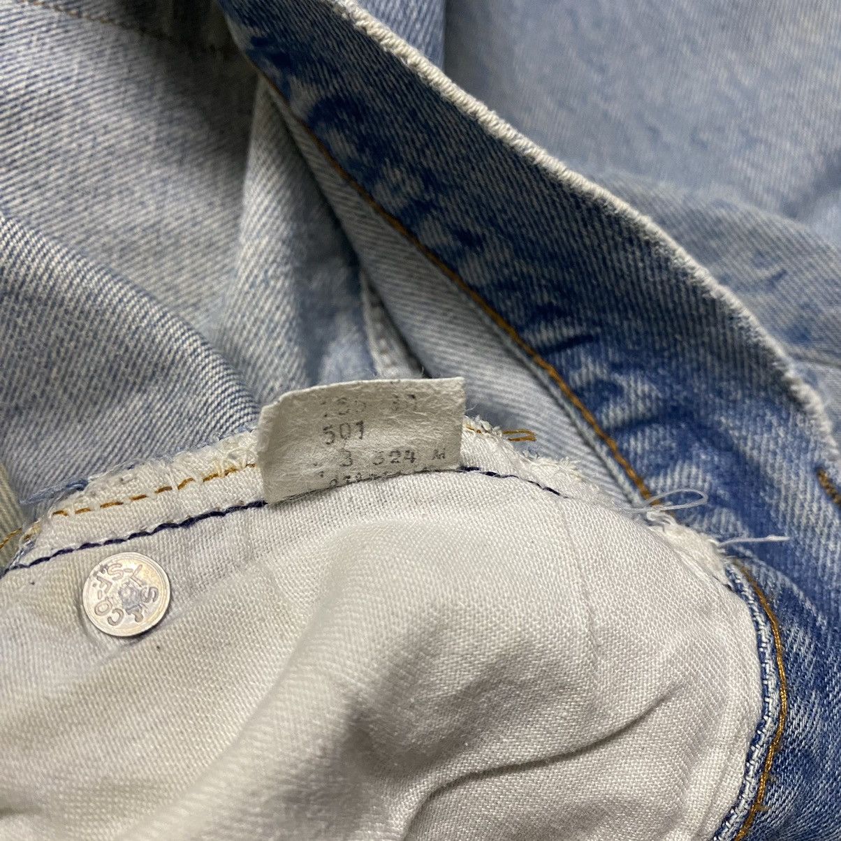 Levi's Vintage 80s Levis 501 Redline Thrashed Selvedge Jeans Size US 31 - 22 Thumbnail