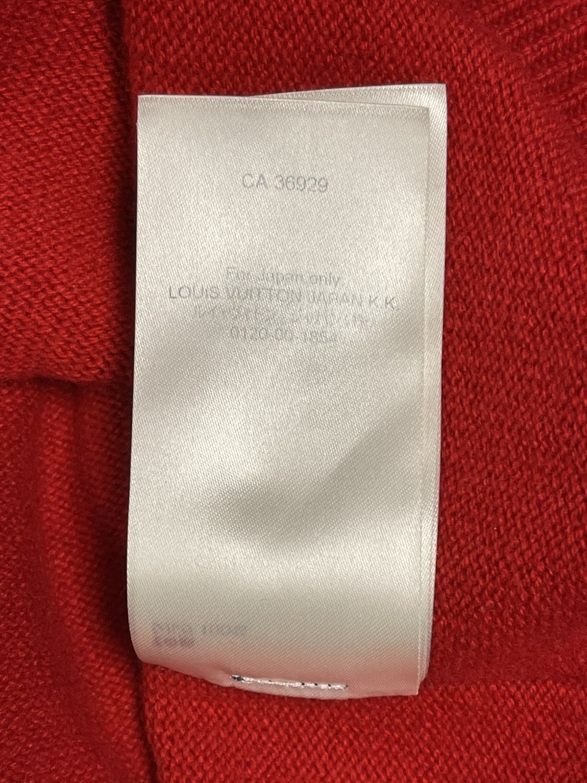 Louis Vuitton Size S - Louis Vuitton Cuffs Cashmere Crewneck Sweater Red Size US S / EU 44-46 / 1 - 13 Thumbnail