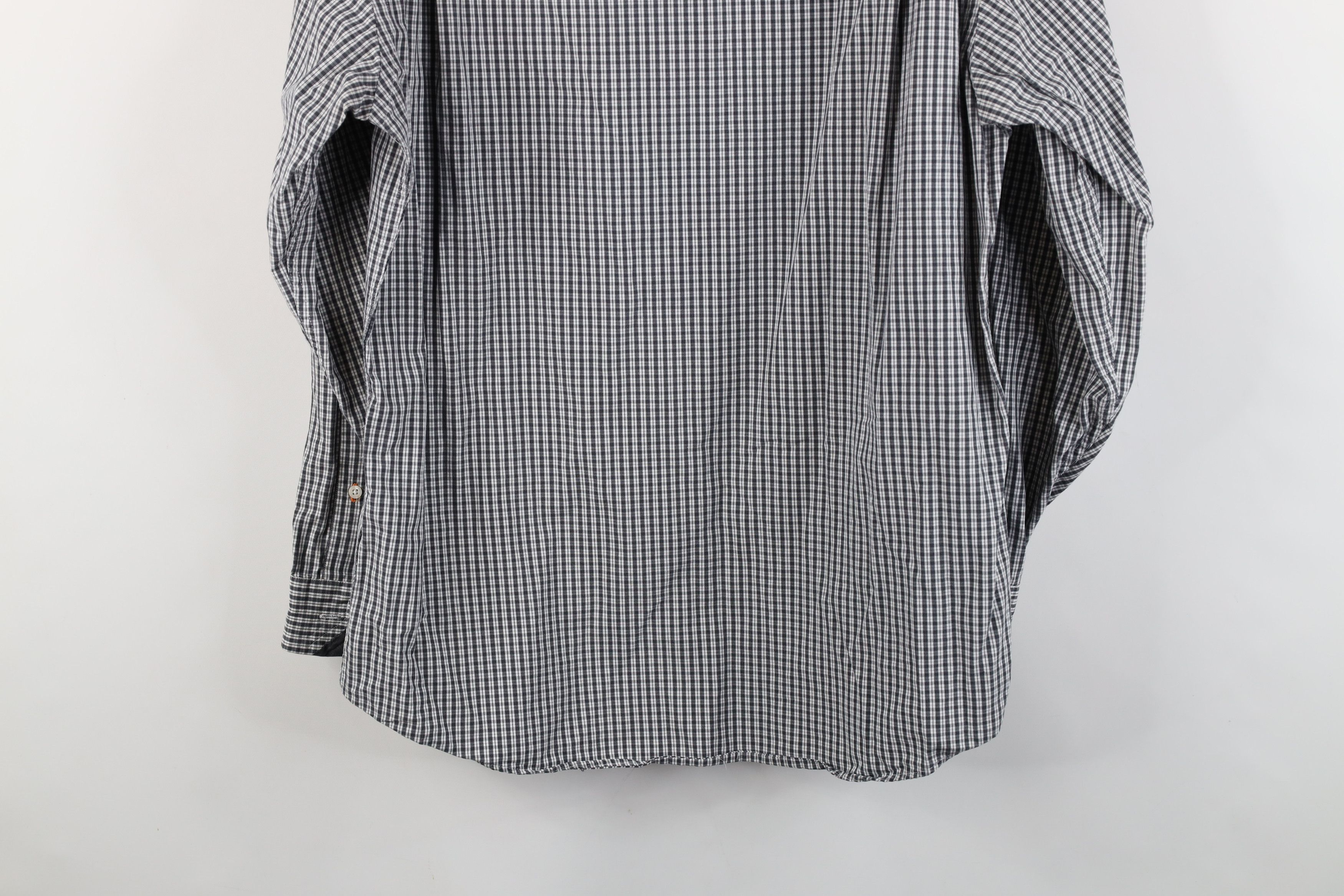 Ben Sherman Ben Sherman Faded Collared Button Shirt Black Plaid Cotton Size US M / EU 48-50 / 2 - 13 Thumbnail