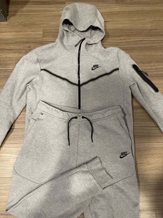 mens grey nike tech