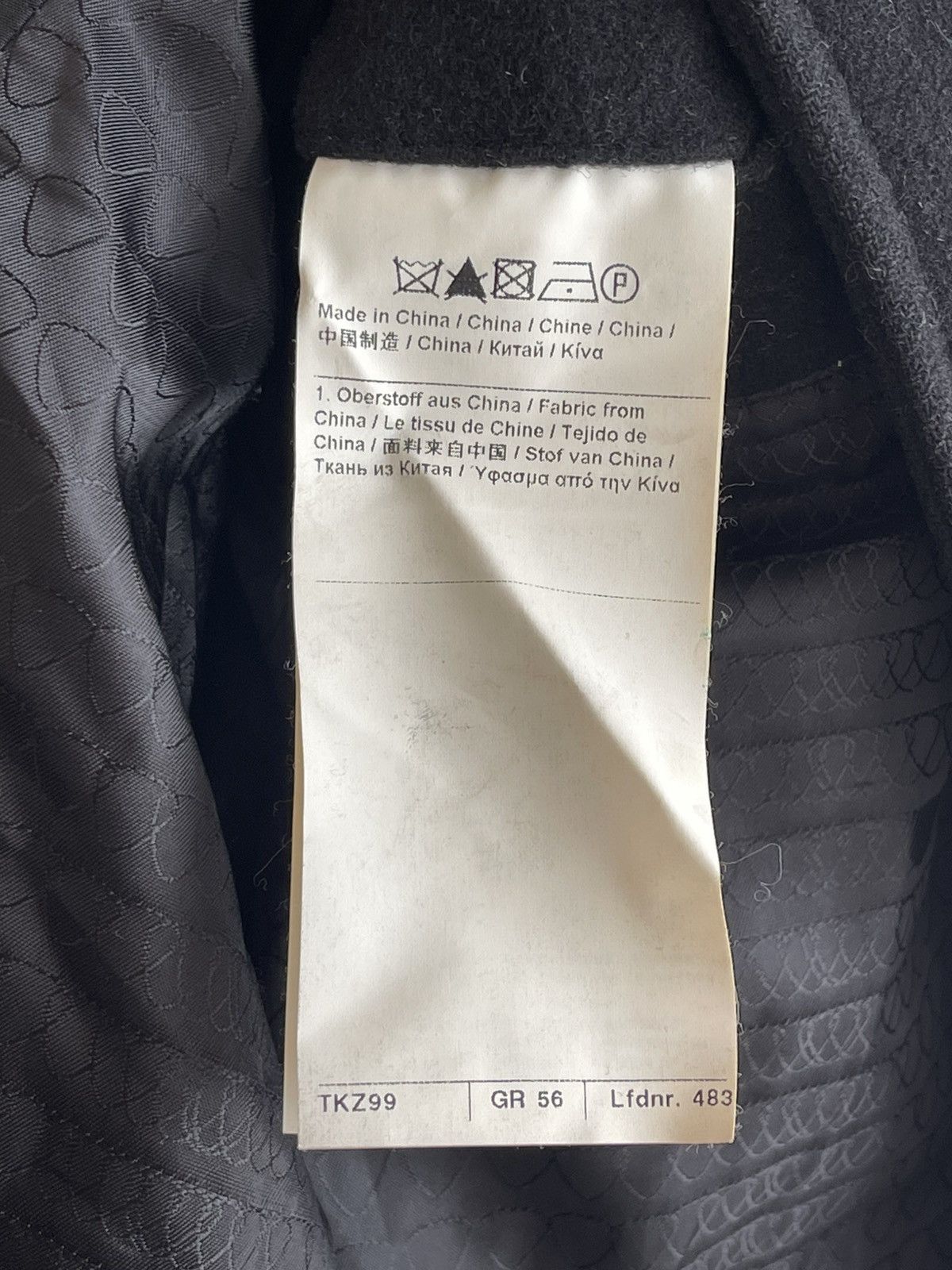 Strellson Strellson Sportswear Wool Blend Coat 56 GR Size US XXL / EU 58 / 5 - 8 Thumbnail