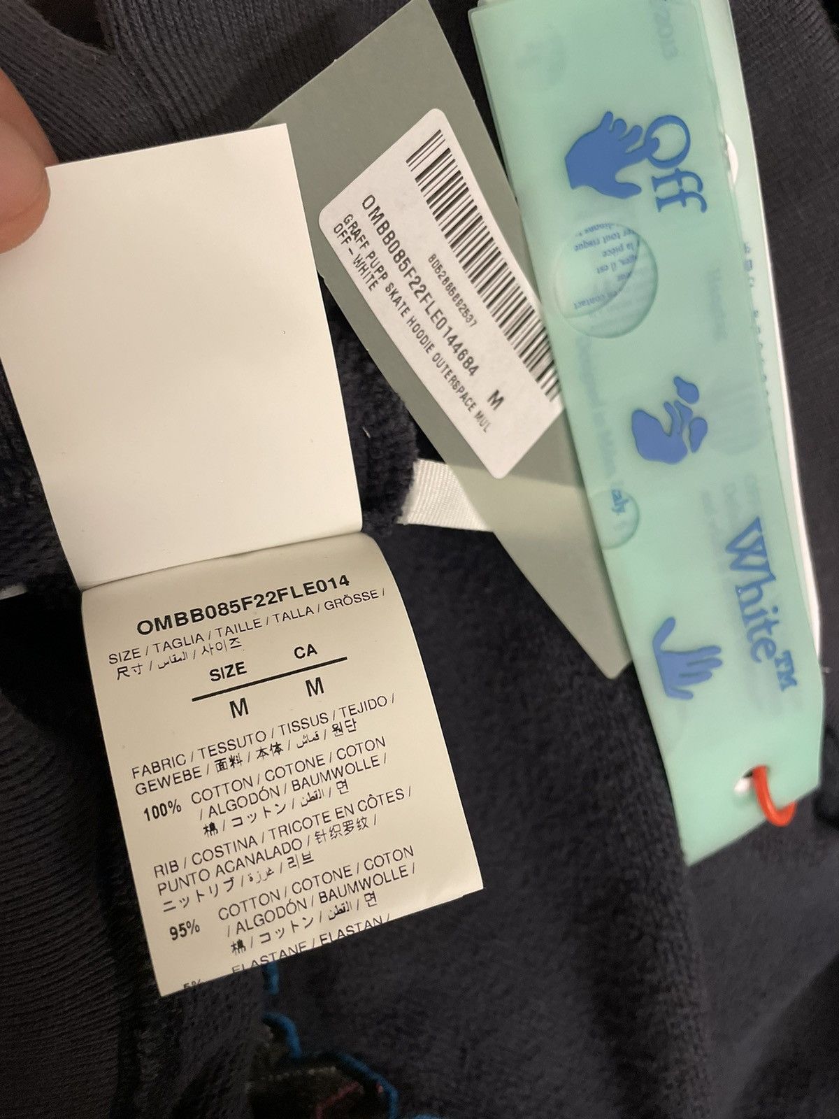 Off-White Off-White Graffiti-print Graff Pupp Hoodie Sweatshirt Size US M / EU 48-50 / 2 - 8 Thumbnail