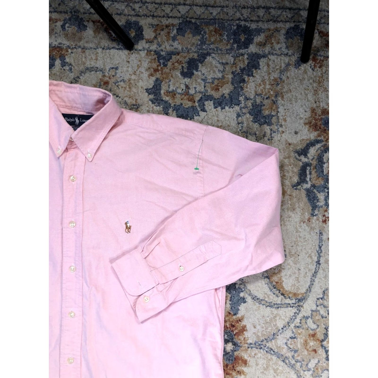 Ralph Lauren Ralph Lauren Shirt Mens Large Pink Oxford Long Sleeve Button Down Pony Logo Size US L / EU 52-54 / 3 - 4 Thumbnail