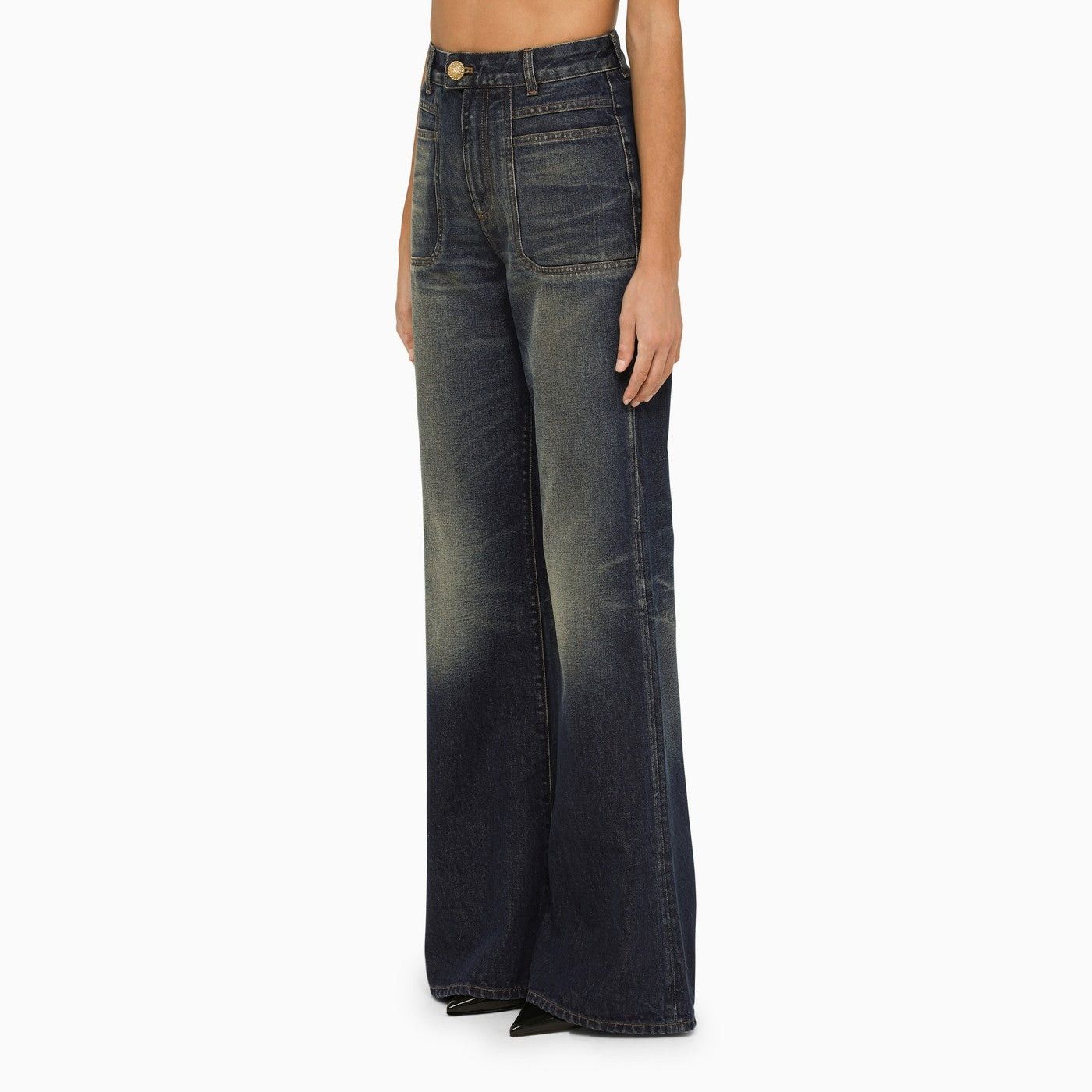 Balmain o1y0625 Denim Pant in Blue Size 32" / US 10 / IT 46 - 3 Thumbnail