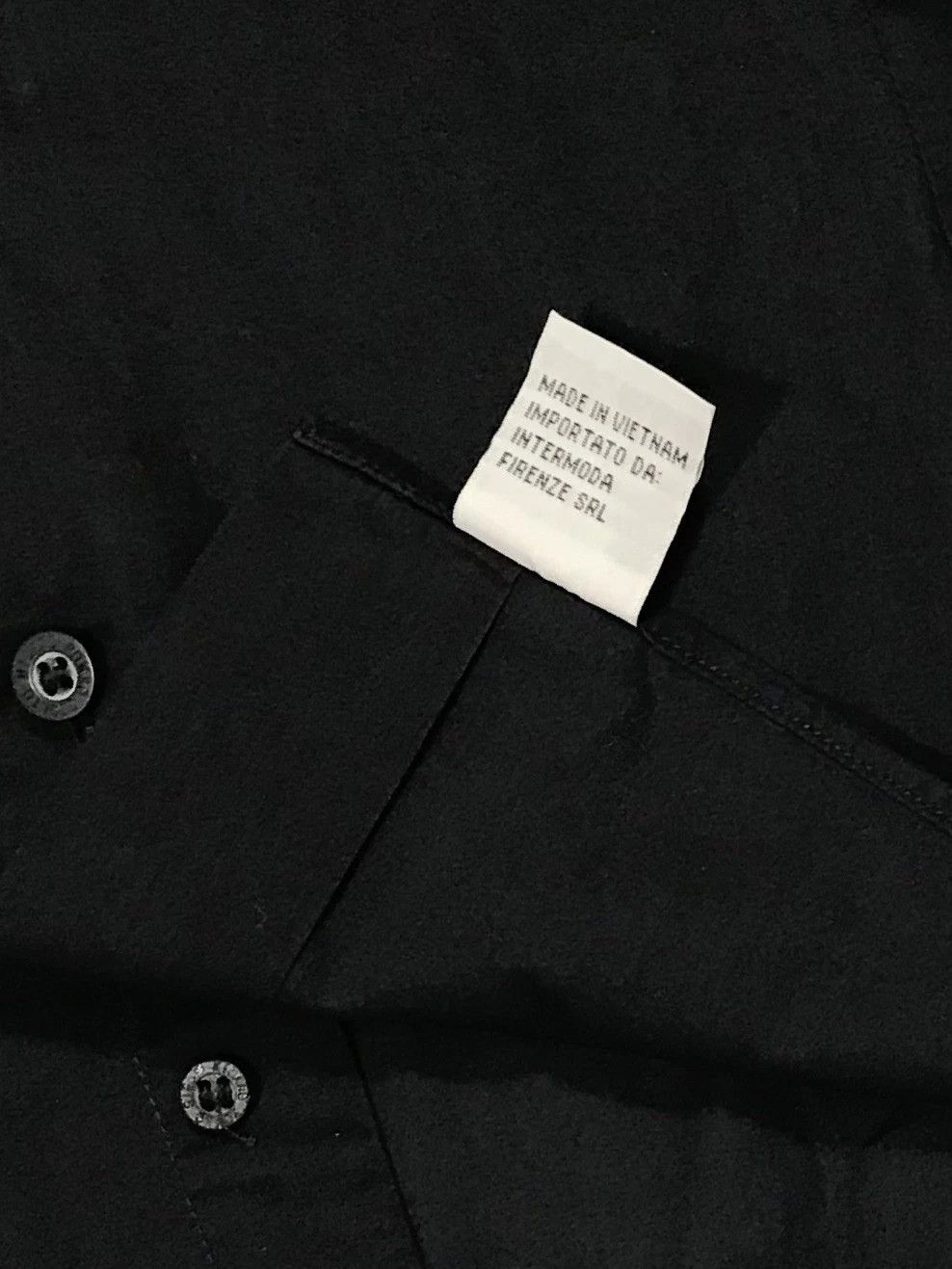 Romeo Gigli Romeo Gigli Button Shirt Slim Fit Men’s Sz 42 Black Size US L / EU 52-54 / 3 - 6 Thumbnail
