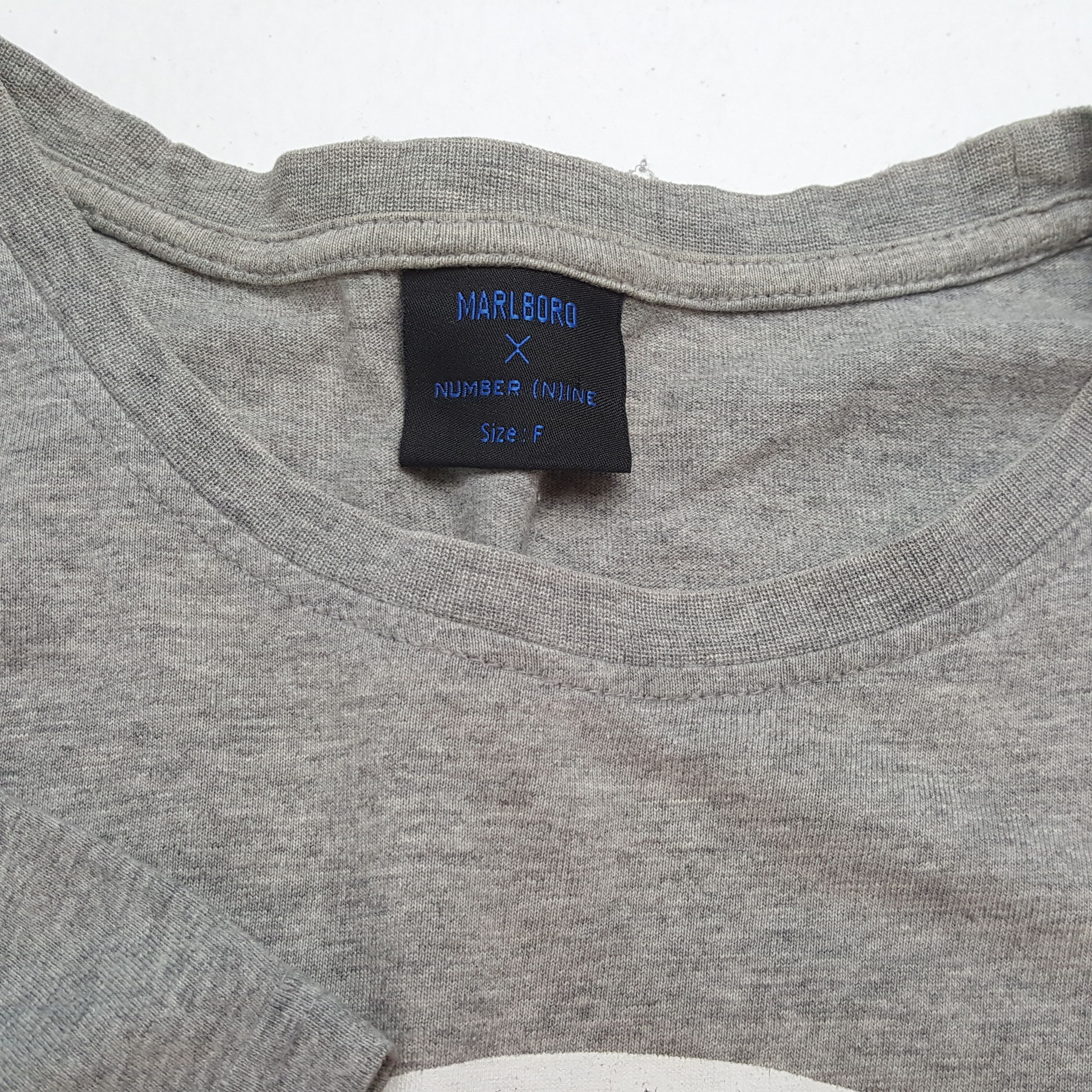 Number (N)ine MARLBORO x NUMBER (N)INE Japanese Brand Streetwear Tshirt Size US M / EU 48-50 / 2 - 7 Thumbnail