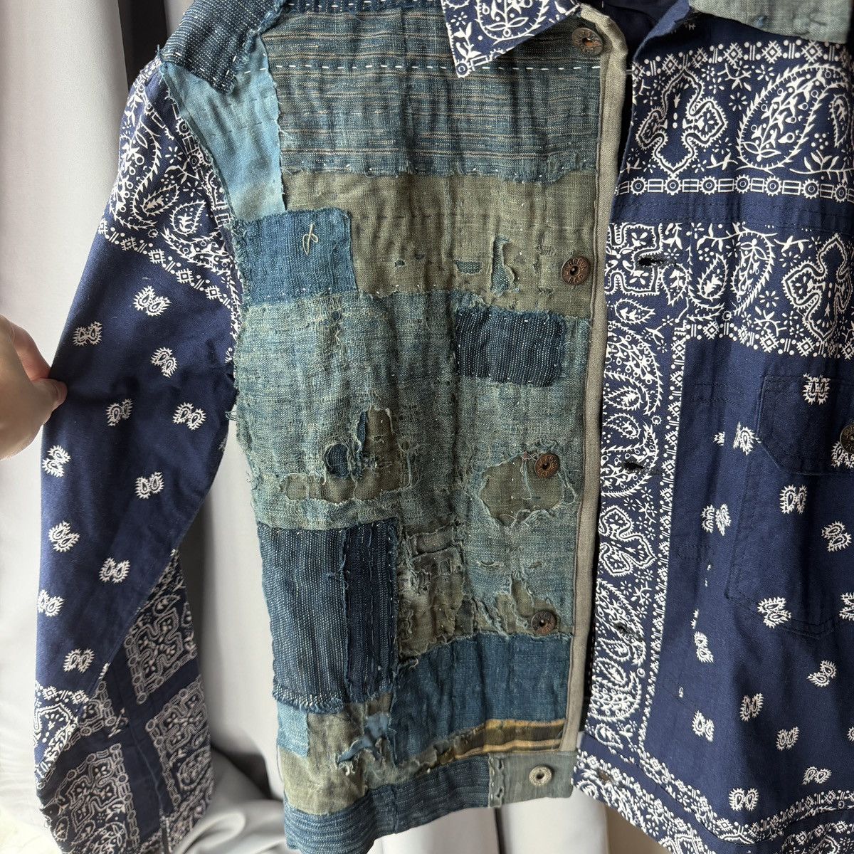 Other Boro Bandana Trucker Jacket with Embroidery Size US M / EU 48-50 / 2 - 6 Thumbnail