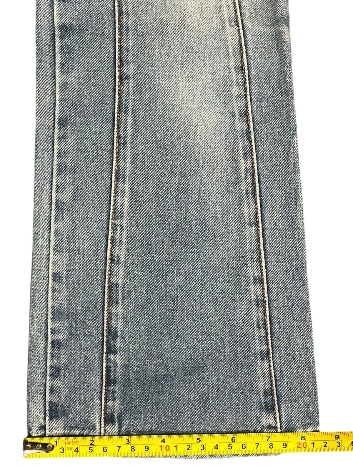 Hysteric Glamour × Japanese Brand Vintage Japanese Brand Blue Washed Distressed Flare Jeans Size 26" / US 2 / IT 38 - 15 Thumbnail