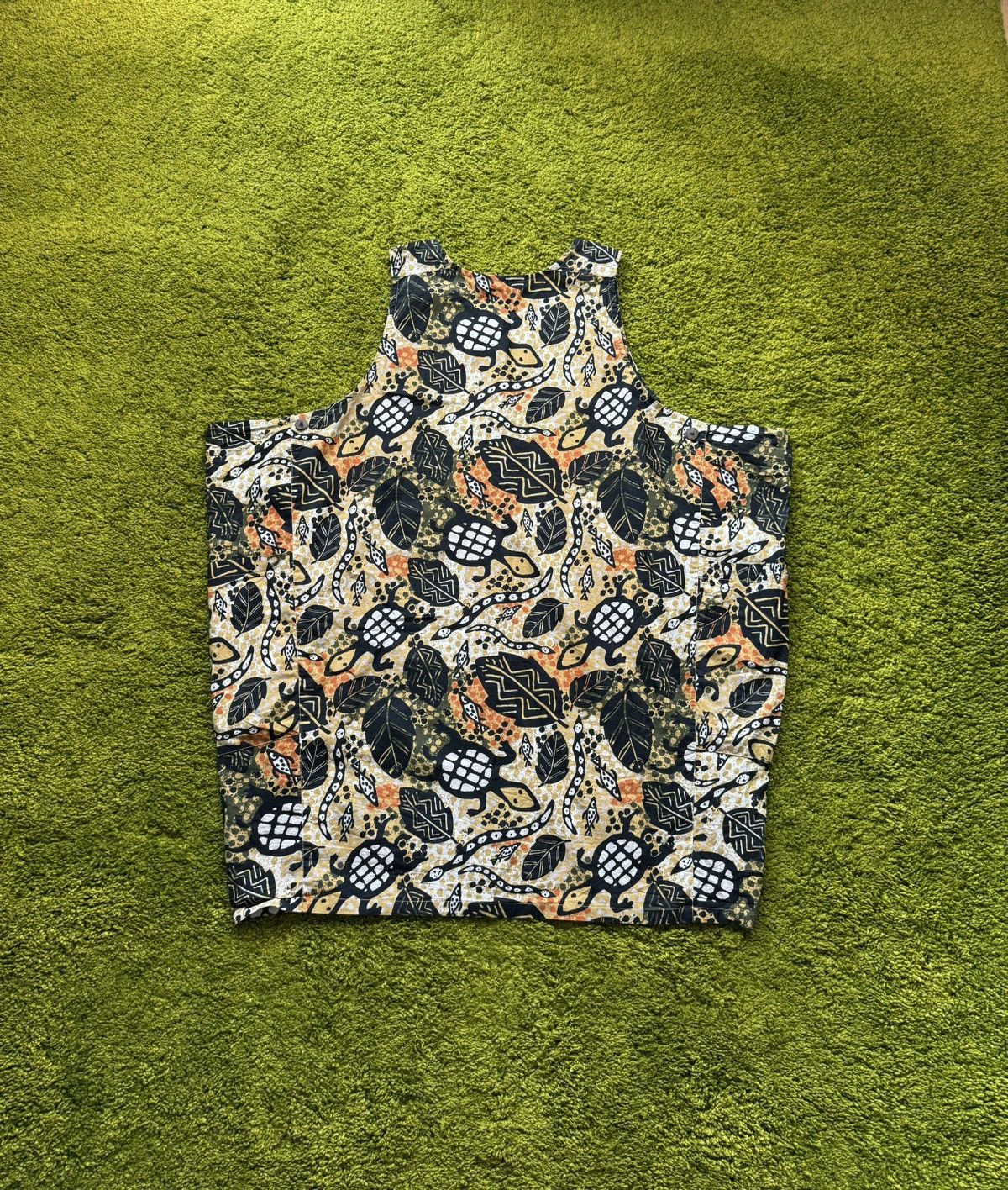 Designer 🐢 Gudrun Sjoden avant garde boho style turtles pattern dress Size M / US 6-8 / IT 42-44 - 5 Thumbnail