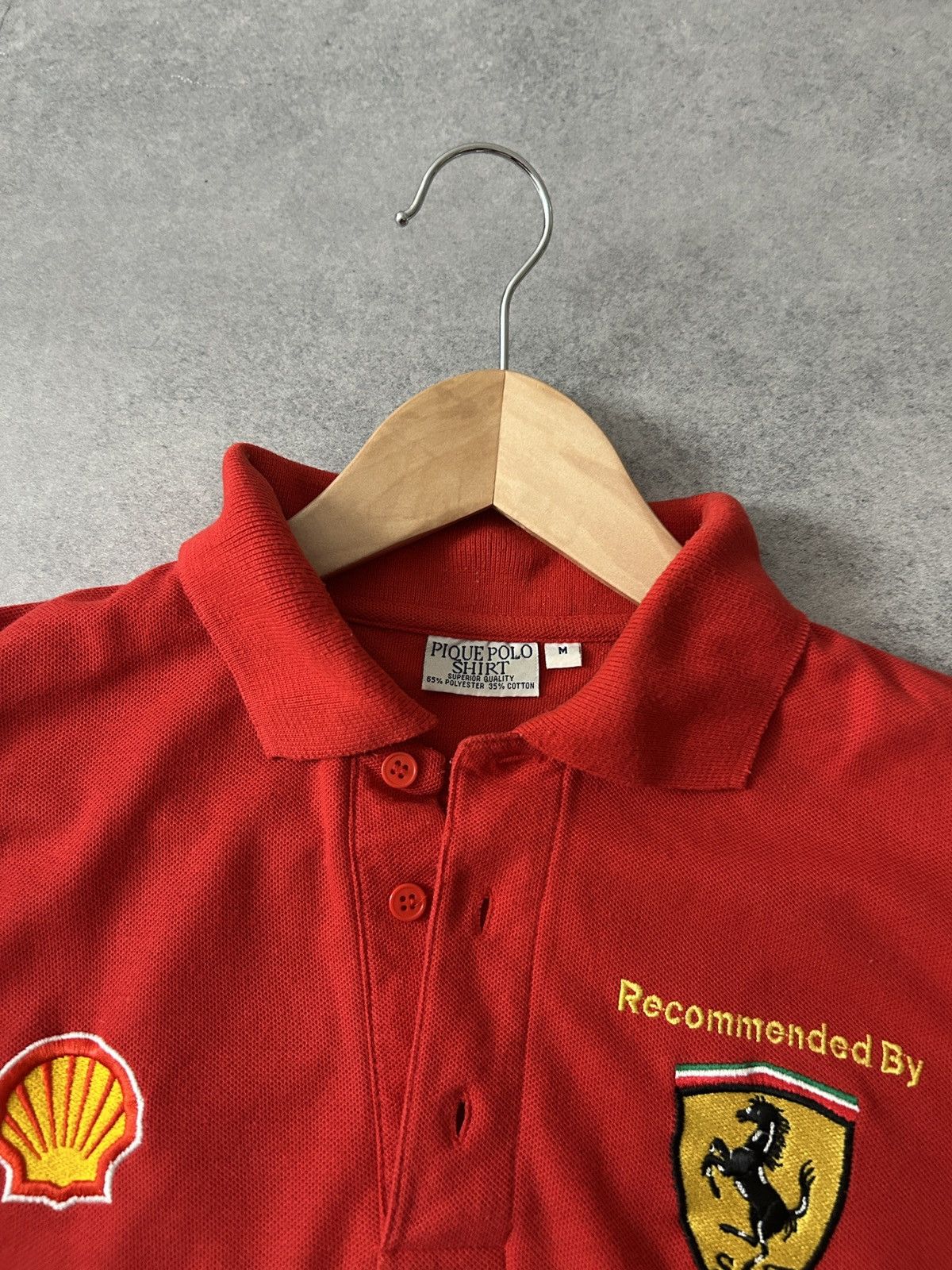 Ferrari ❗️Last Drop❗️Vintage Ferrari red big logo polos mens Size US M / EU 48-50 / 2 - 3 Thumbnail