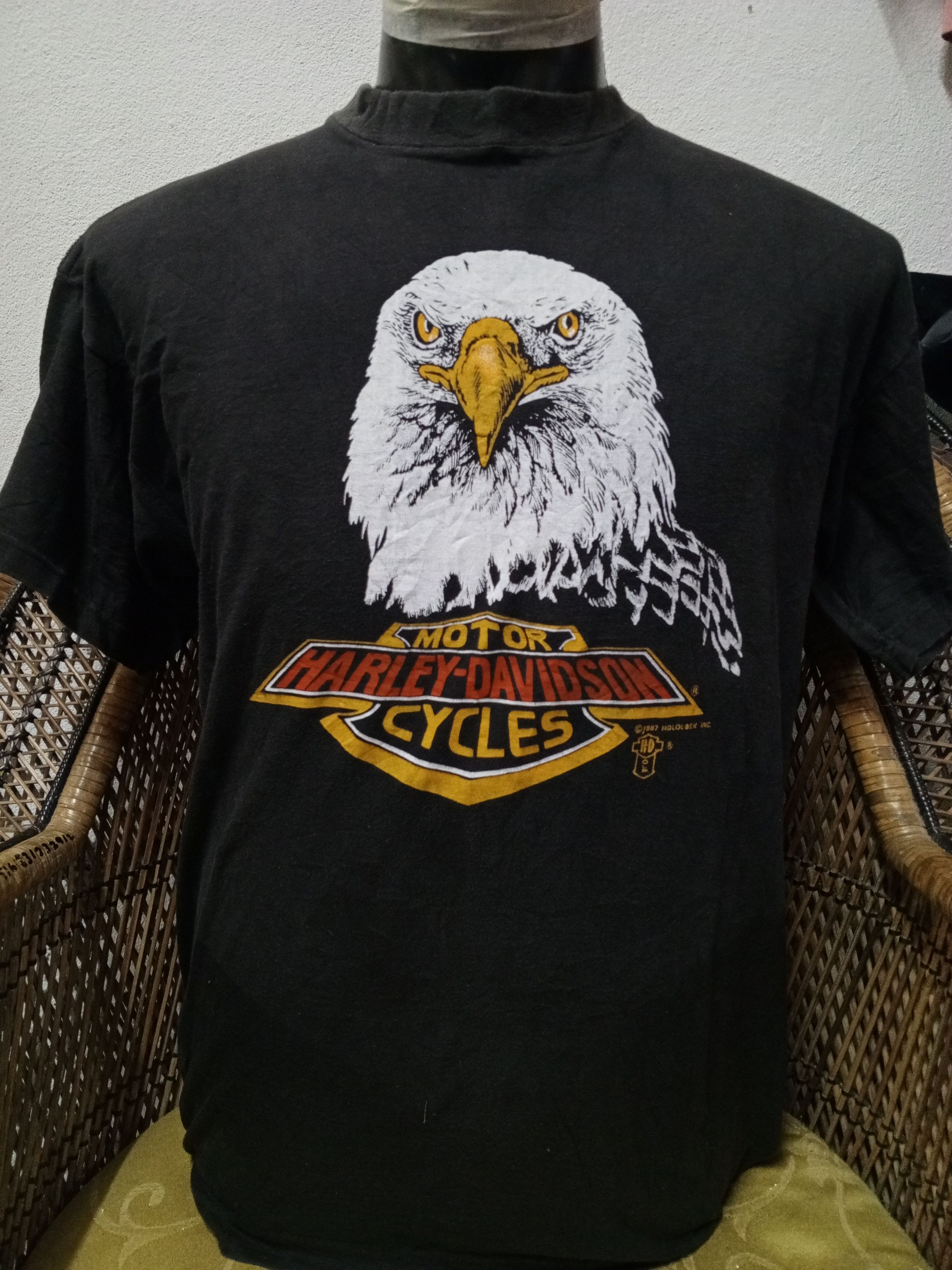 Harley Davidson Rare VTG Harley Davidson Shirt Tag 1987 Size US M / EU 48-50 / 2 - 3 Thumbnail