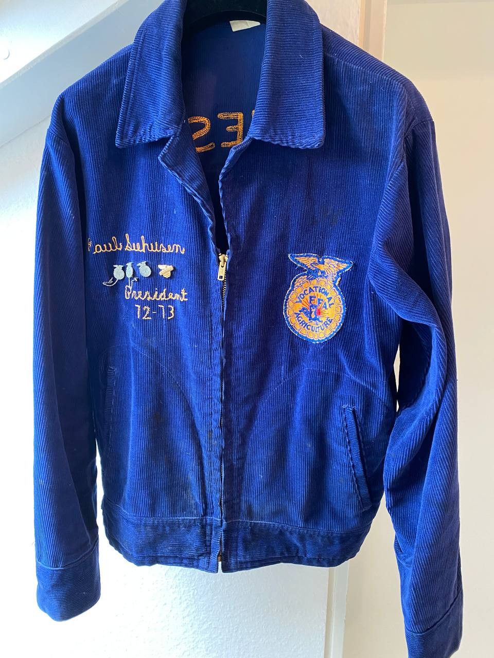 Vintage Vintage FFA President 72-73 Jacket with Pins Size US L / EU 52-54 / 3 - 1 Thumbnail