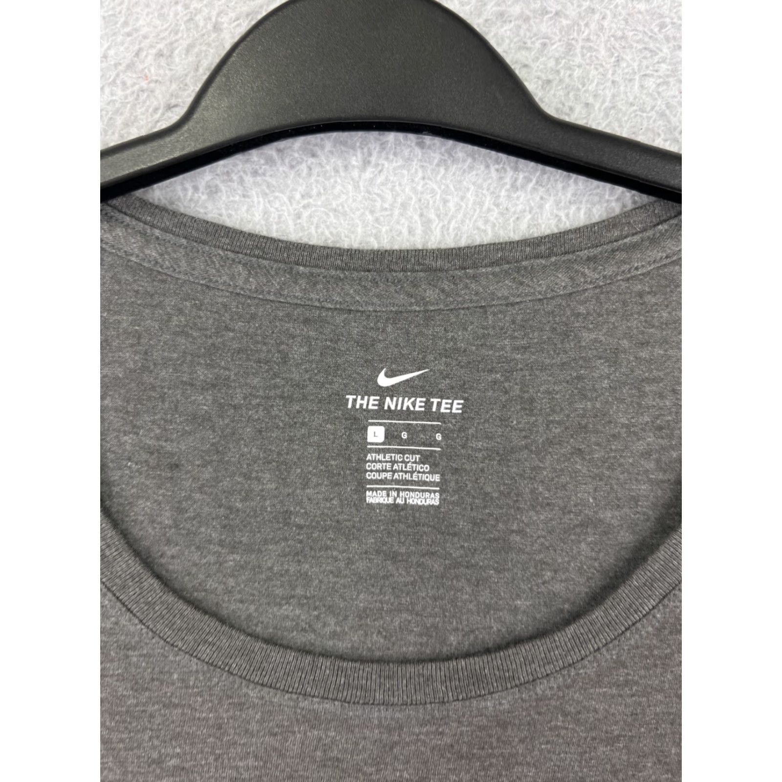 Nike Nike Shirt Womens Large Gray Round Neck Short Sleeve Logo Dri-Fit California Beach Style Mens Girls Size L / US 10 / IT 46 - 4 Thumbnail