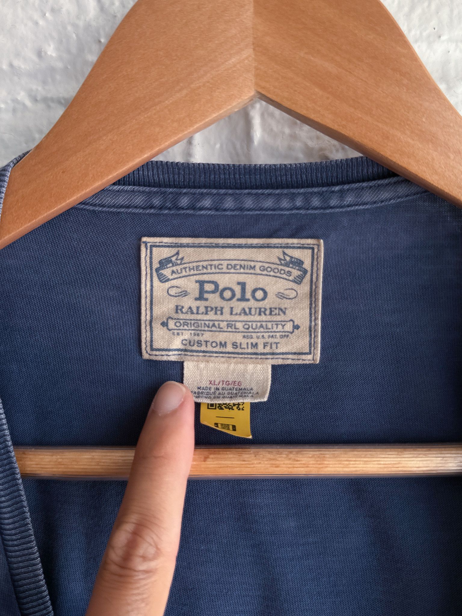Polo Ralph Lauren Polo Ralph Lauren Graphic T Shirt Blue Size XL Single Stitch Size US XL / EU 56 / 4 - 3 Thumbnail