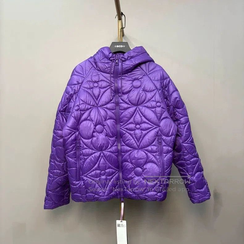 Louis Vuitton Louis Vuitton Purple Hooded Jacket. Size US M / EU 48-50 / 2 - 1 Thumbnail