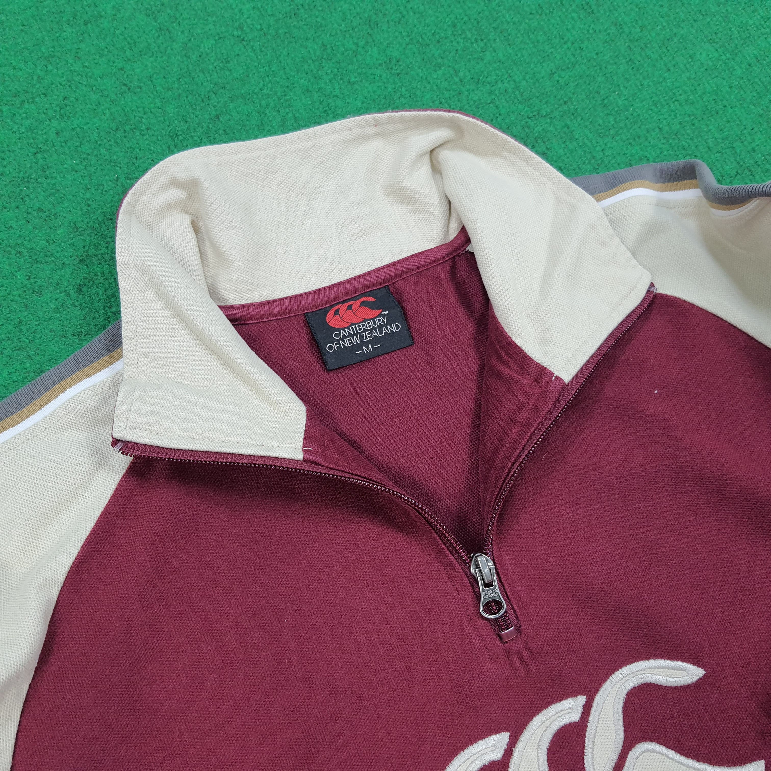 Canterbury of New Zealand × Vintage Vintage Canterbury of New Zealand Raglan Half Zipper Size US M / EU 48-50 / 2 - 4 Thumbnail