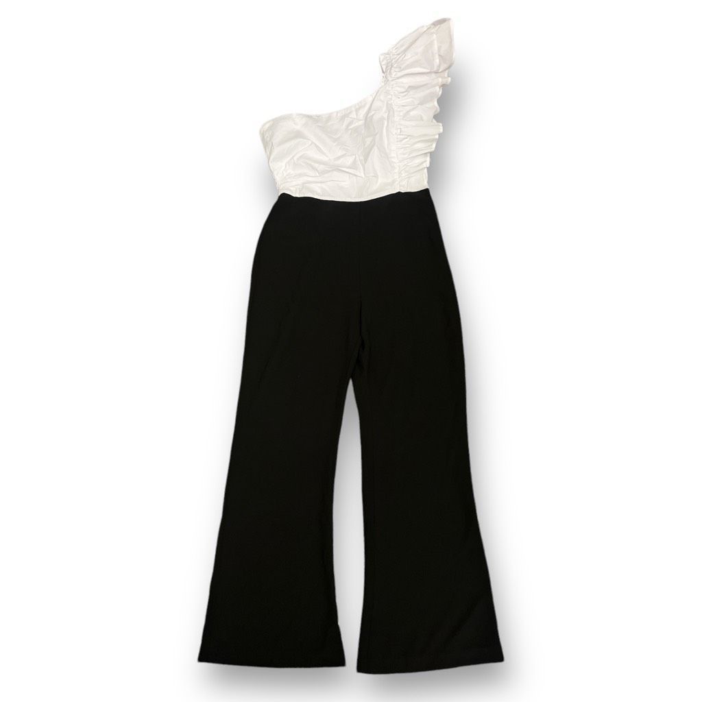 Other Dolores Promesas Ruffle One Shoulder Jumpsuit Size 42 Size US 26 / EU 42 - 1 Thumbnail