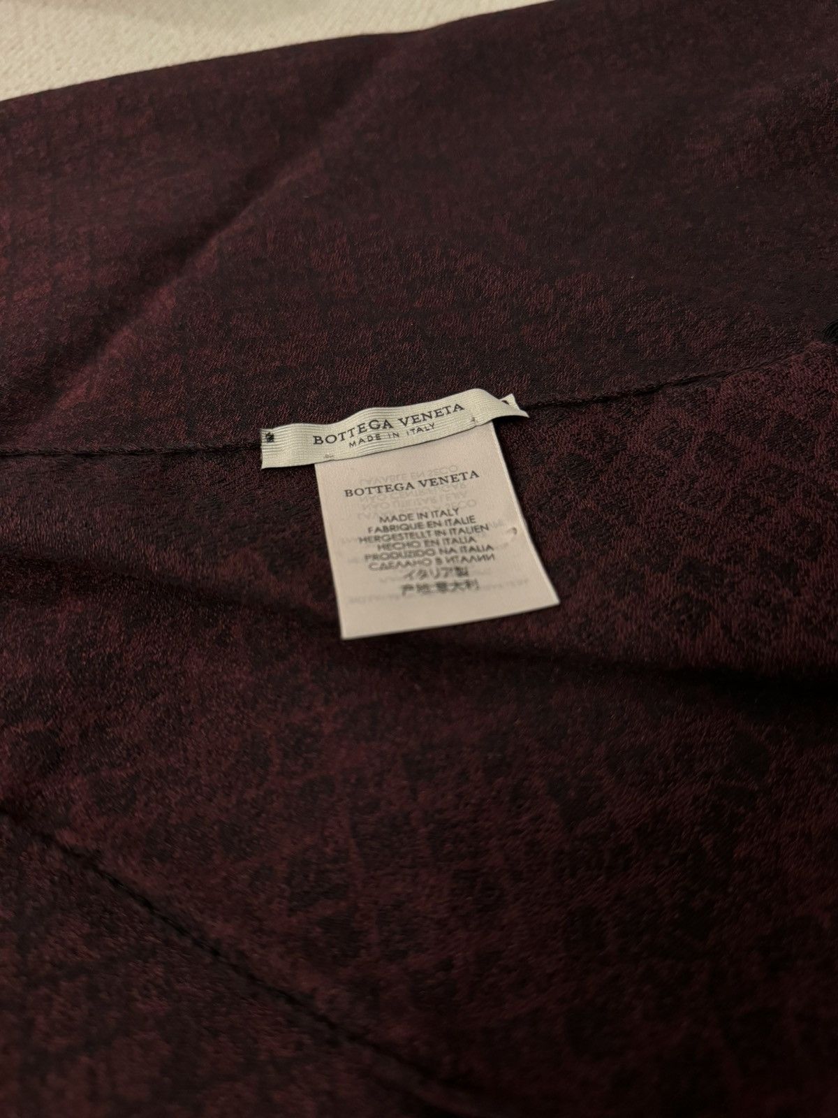 Bottega Veneta bottega veneta burgundy scarf Size ONE SIZE - 3 Thumbnail
