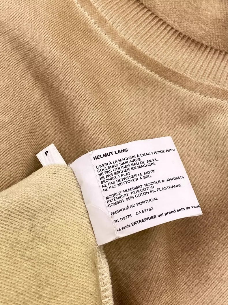 Helmut Lang HELMUT LANG sizeP Sweatshirt top Size US S / EU 44-46 / 1 - 6 Thumbnail