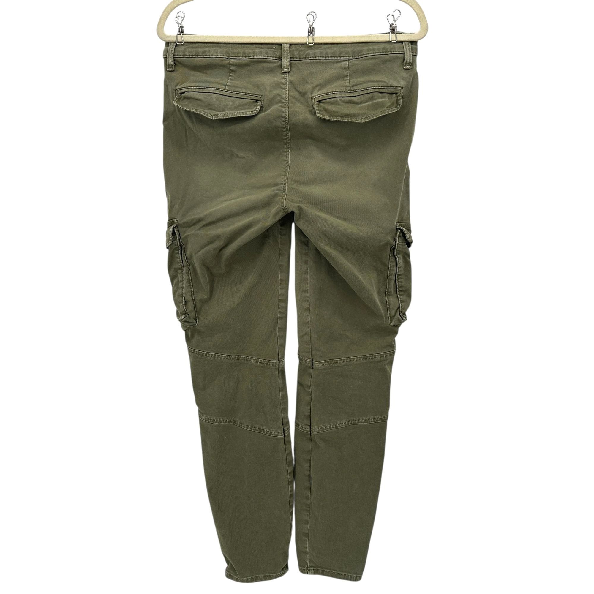 L'AGENCE L'Agence Womens 29 Pants Montgomery Skinny Cargo Pant Green Size 29" - 4 Thumbnail