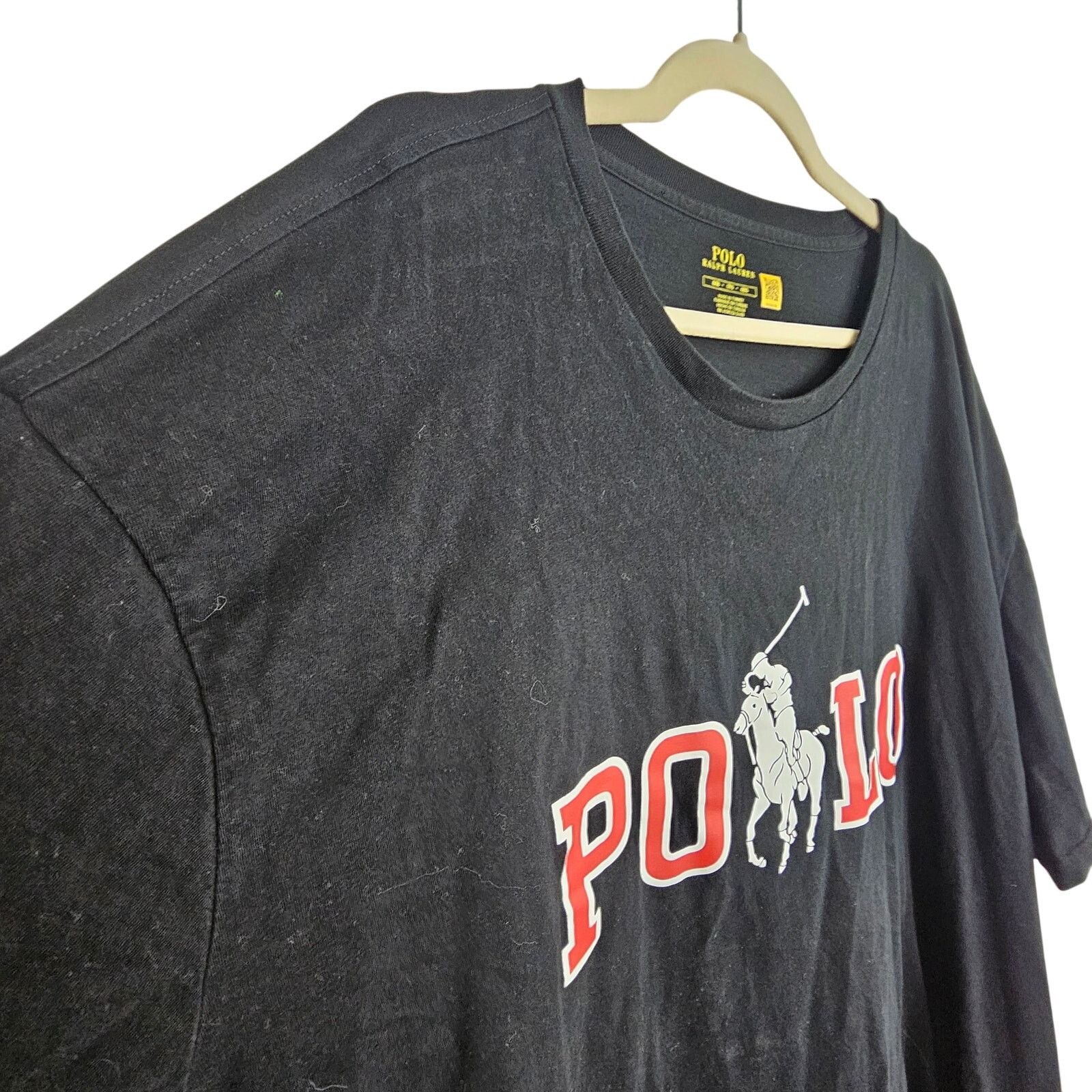 Polo Ralph Lauren Polo Ralph Lauren Mens T-Shirt Big Pony Logo Size 4XB Black Size US XXL / EU 58 / 5 - 5 Thumbnail