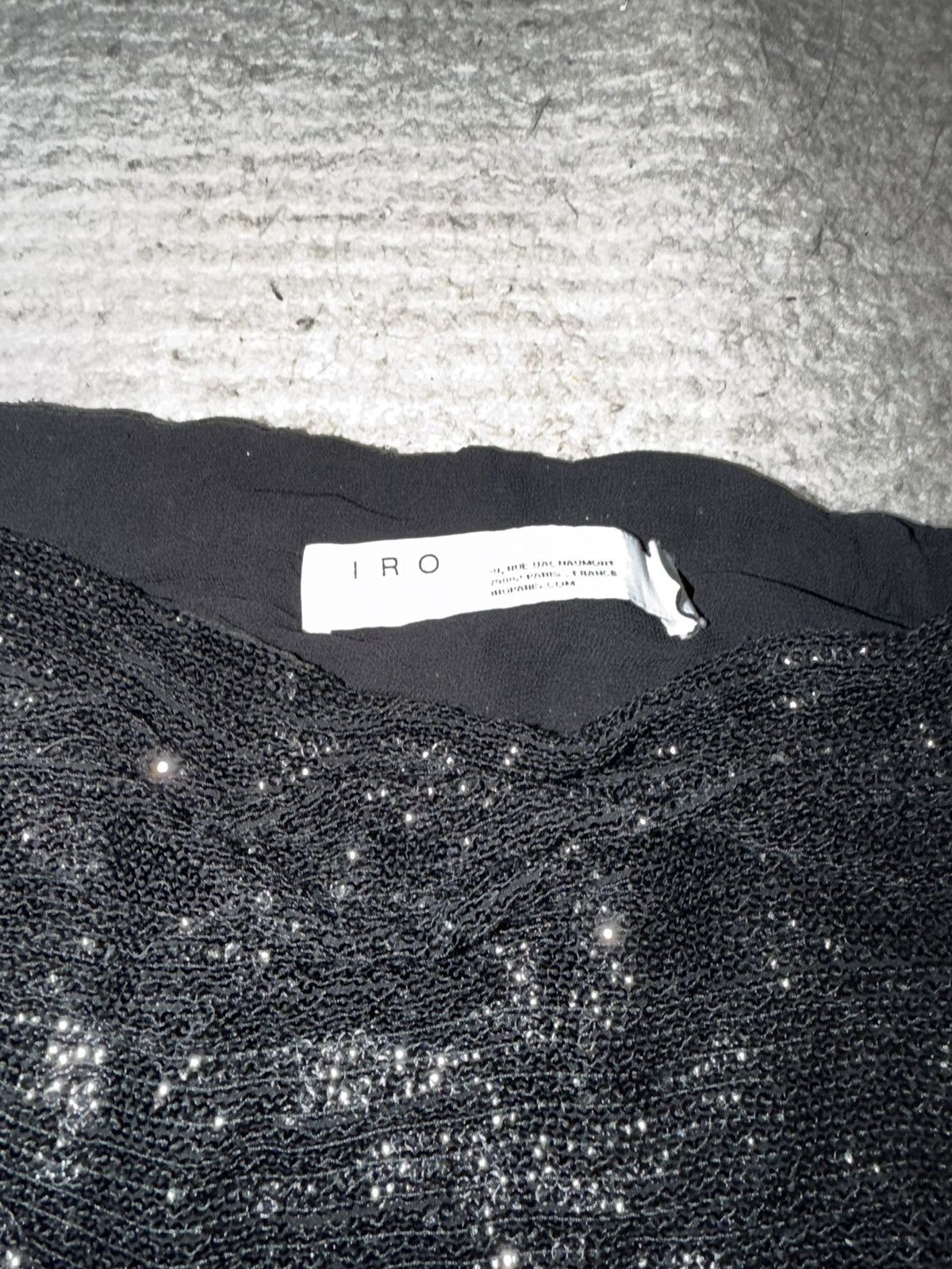 Iro Iro glittery skirt black Size 27" / US 4 / IT 40 - 2 Thumbnail