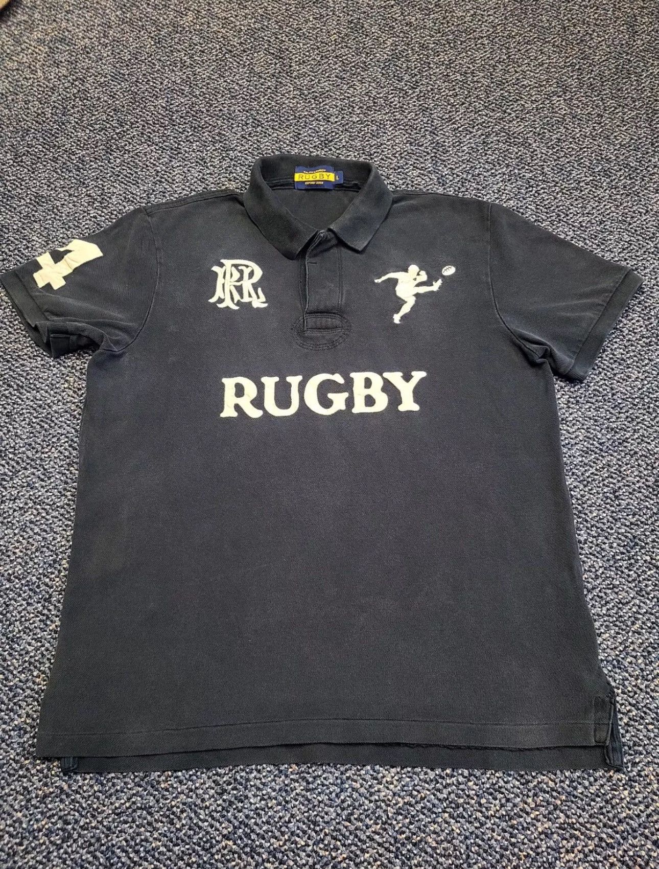 Polo Ralph Lauren × Ralph Lauren × Rugby Ralph Lauren Polo Rugby Kicker Ralph Lauren Shirt (RARE) Size US L / EU 52-54 / 3 - 2 Thumbnail