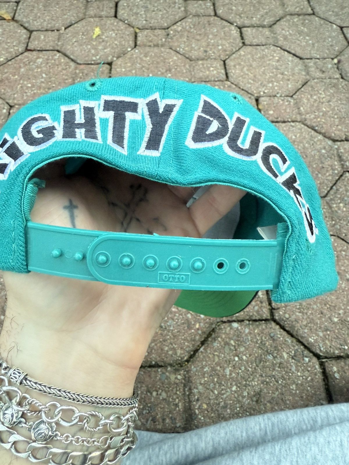 Vintage Vintage Mighty Duck Snapback NHL Official rare Size ONE SIZE - 3 Thumbnail
