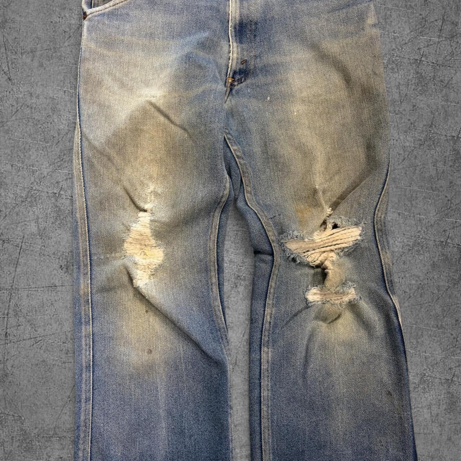 Levi's Vintage 1979 Levi 207 Orange Tab Bootcut Jeans Size US 33 - 4 Thumbnail