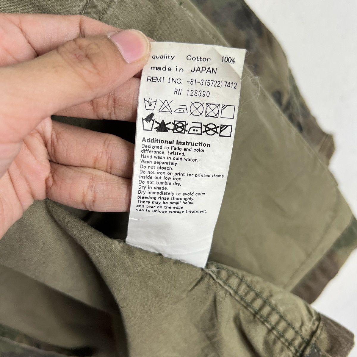 Remi Relief 🔥 REMI RELIEF FATIQUE JUNGLE MILITARY JACKET MADE IN JAPAN Size US M / EU 48-50 / 2 - 19 Thumbnail
