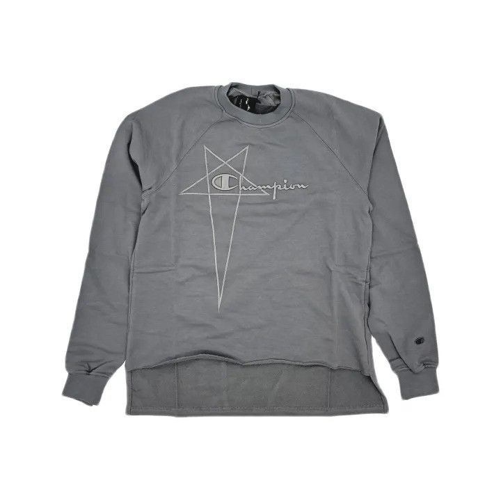 Champion × Rick Owens Rick Owens x Champion Women's Grey Brown Logo Size M / US 6-8 / IT 42-44 - 2 Thumbnail