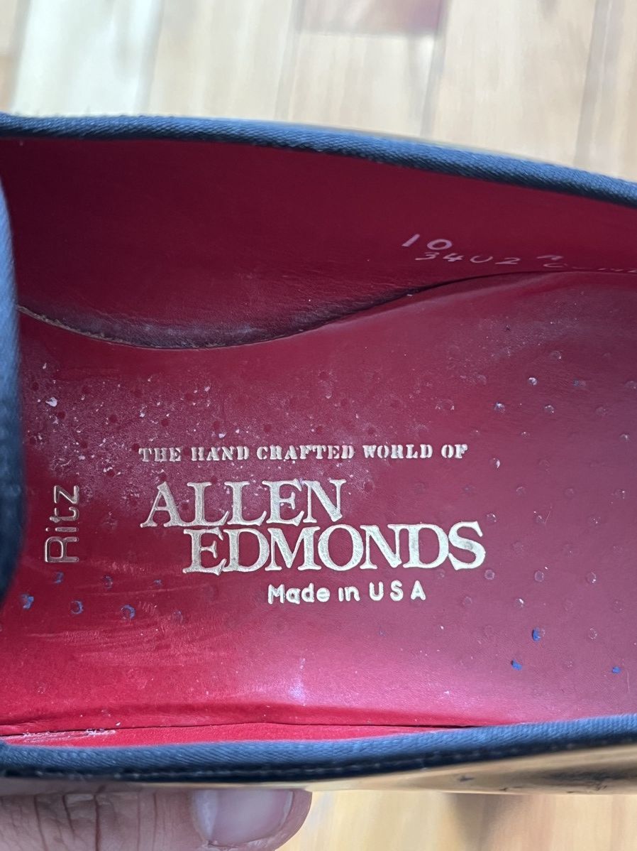 Allen Edmonds Men’s Ritz Opera Pumps with bow detail Size US 10 / EU 43 - 6 Thumbnail