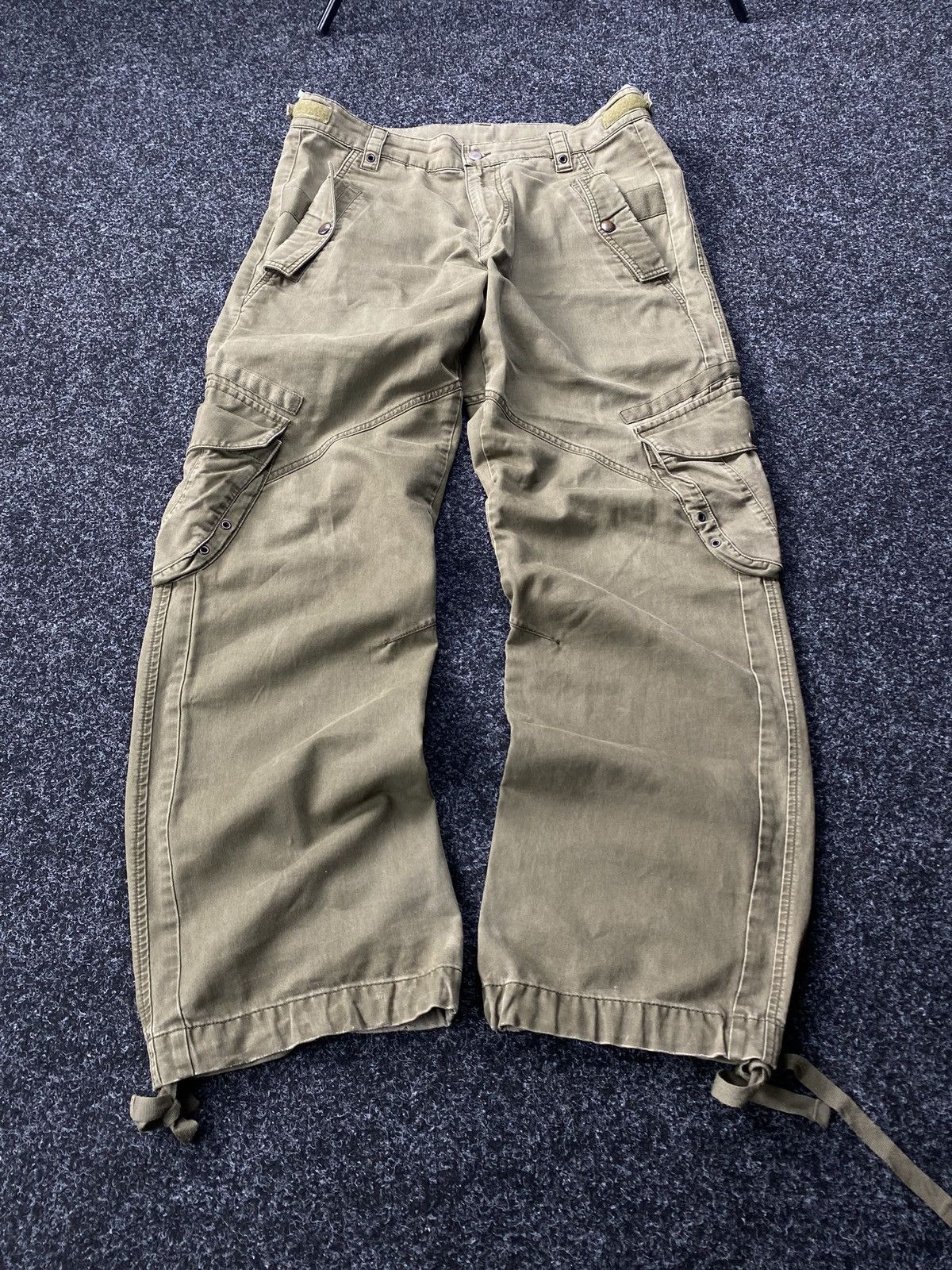 🔥Gothic Opium Punk Cargo Japanese Avant Garde Pants Bondage