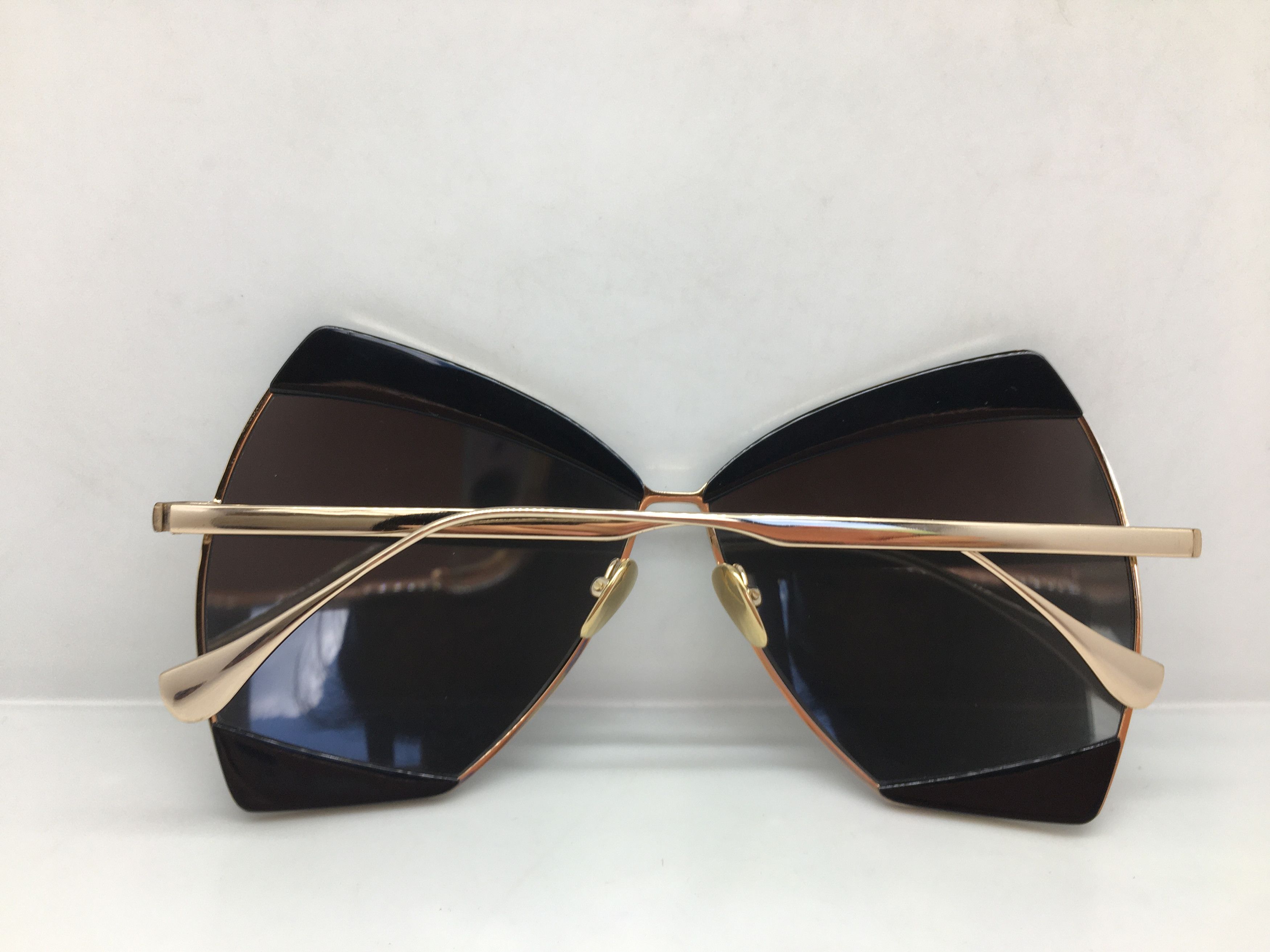 Other EJE Handmade Gold Oversize Sunglasses Frame Size ONE SIZE - 6 Thumbnail