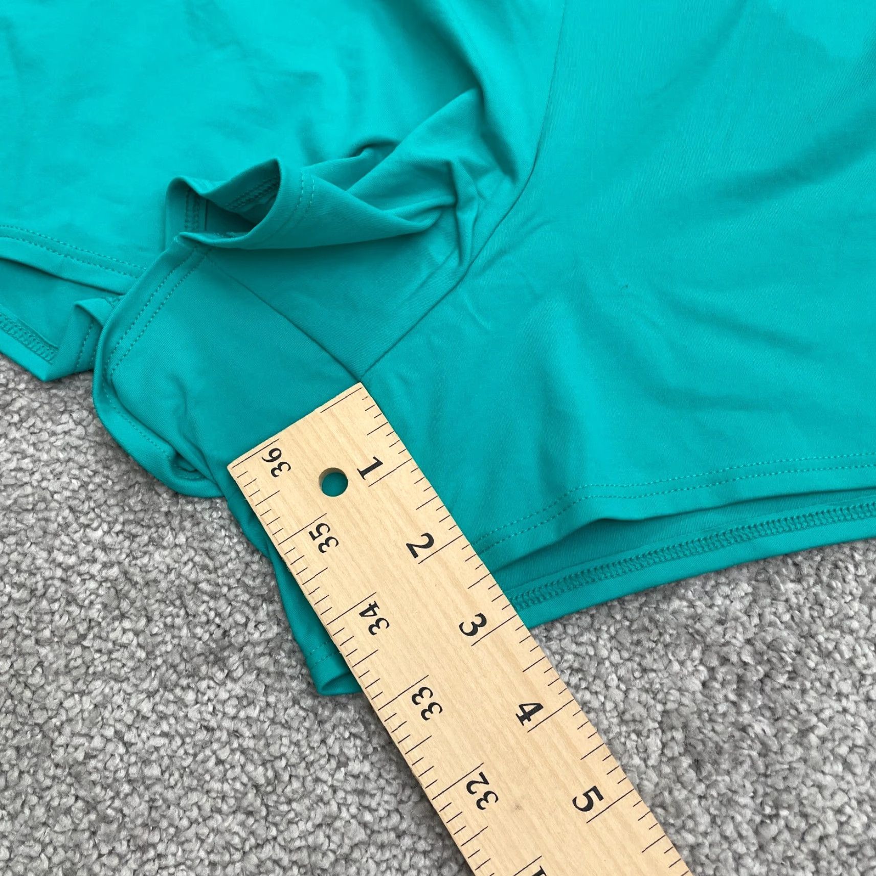 Lands' End VINTAGE Lands' End Active Shorts Womens 10 Mint Green 34x2.5 Athletic Stretch Inseam 2.5 in Womens Size 32" / US 10 / IT 46 - 7 Thumbnail