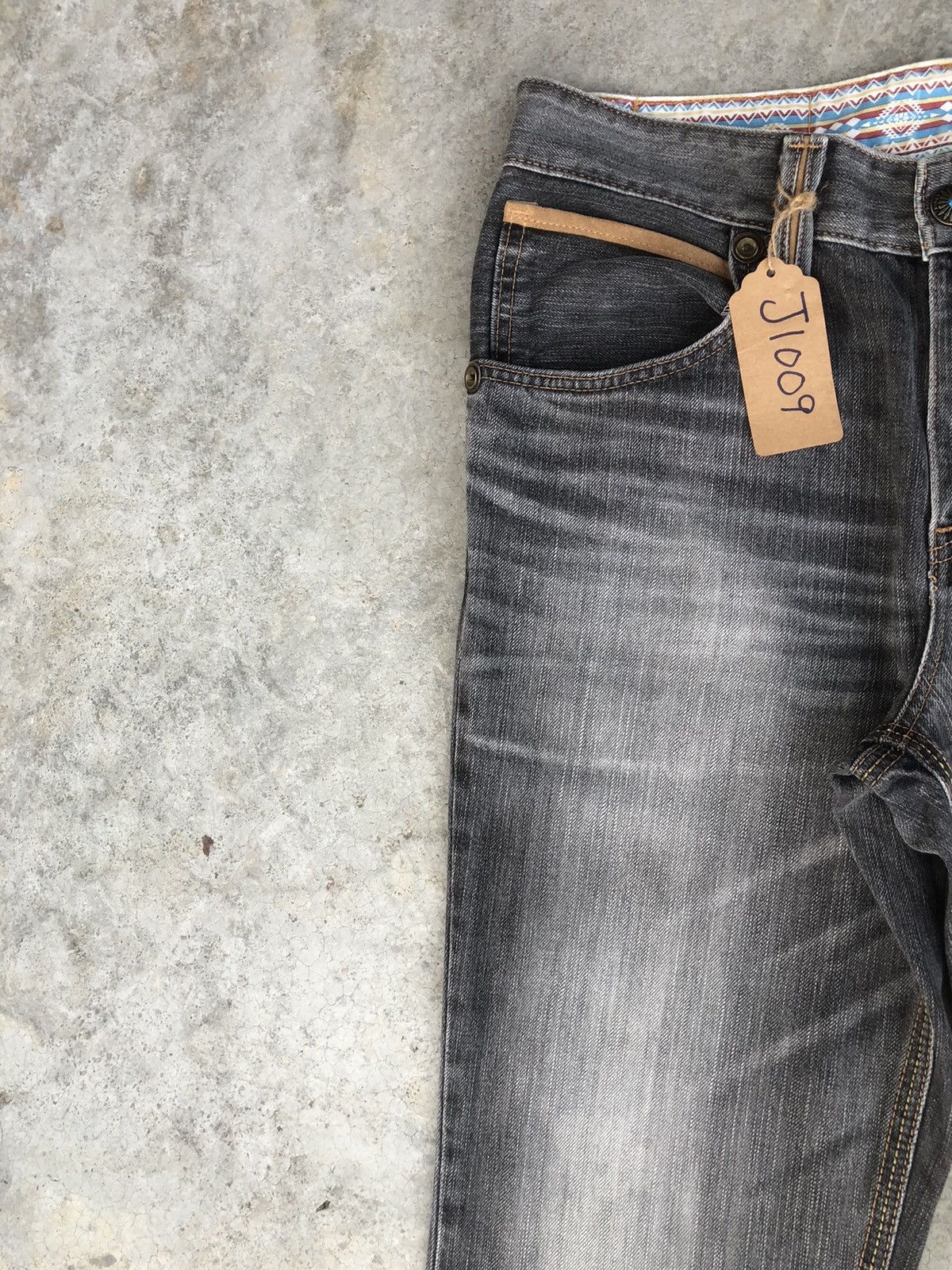 If Six Was Nine Japanese Edwin XV Flared Jeans Distressed Jeans Navajo Style Size US 33 - 4 Thumbnail
