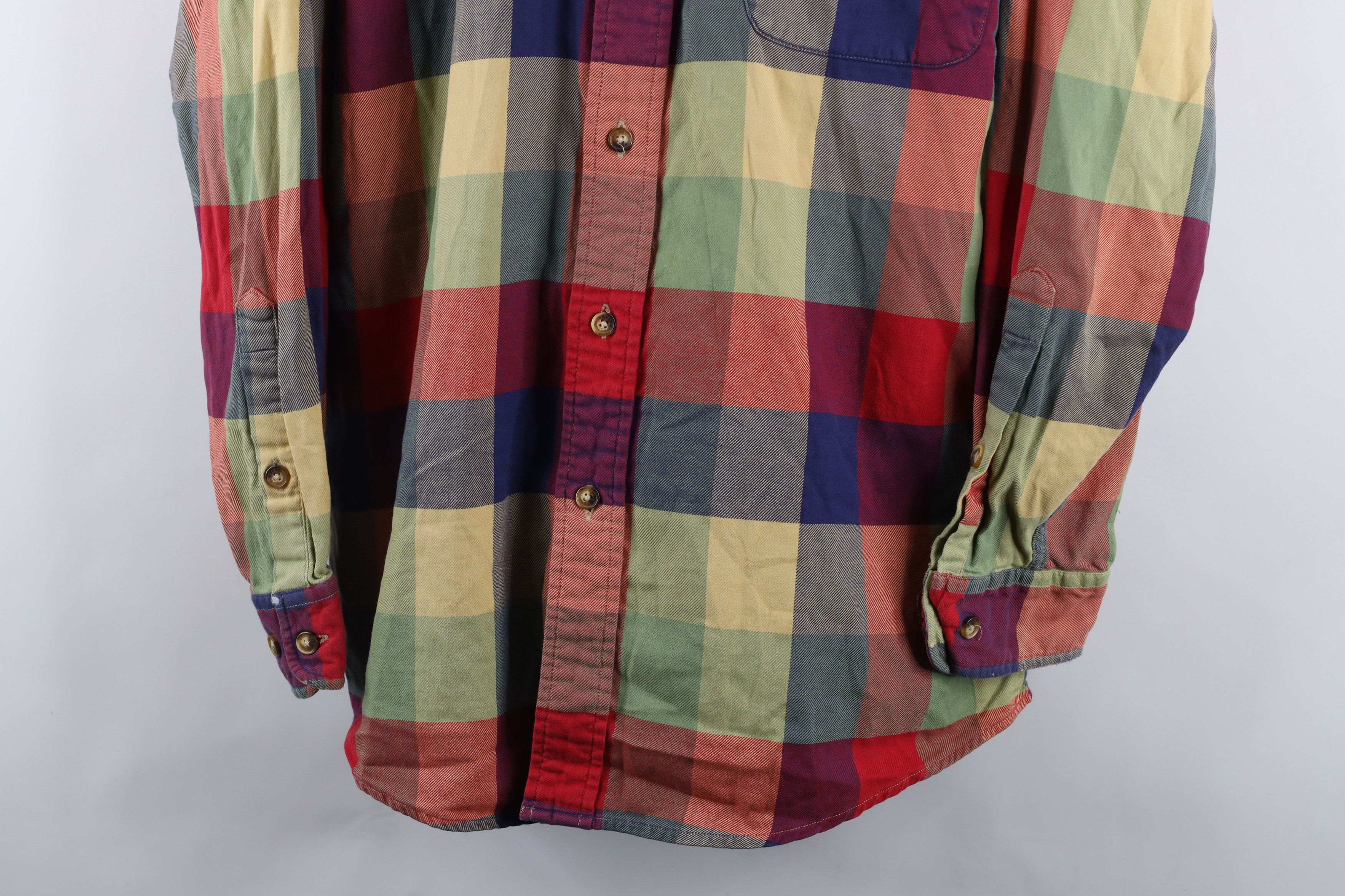 Orvis × Vintage Vintage 90s Orvis Checkered Flannel Button Down Shirt Size US L / EU 52-54 / 3 - 3 Thumbnail