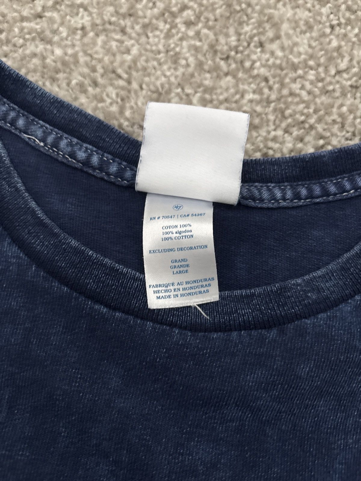 47 47 Brand Dallas Cowboys Vintage Tubular Tee Size Large Size US L / EU 52-54 / 3 - 3 Thumbnail