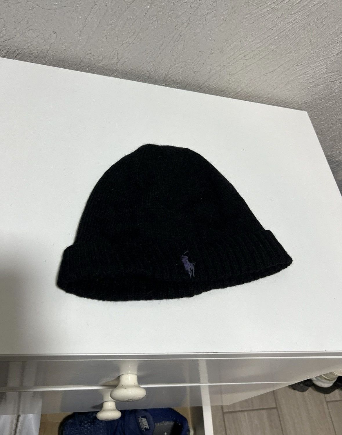 Polo Ralph Lauren Vintage Polo Ralph Lauren Wool Black Hat Size ONE SIZE - 8 Thumbnail