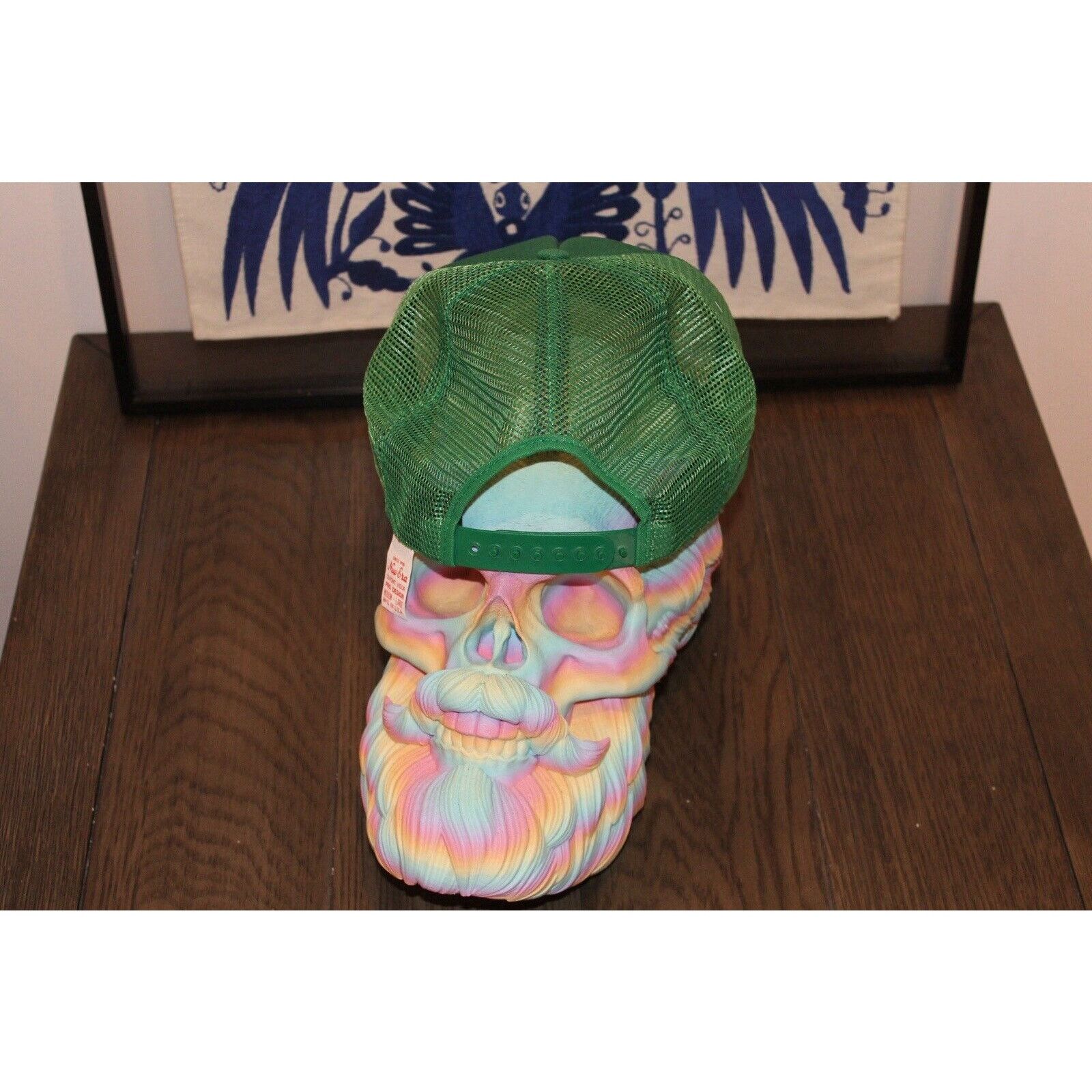 New Era VTG New Era Snapback Hat Trucker Green Dupont Visor Size ONE SIZE - 2 Thumbnail
